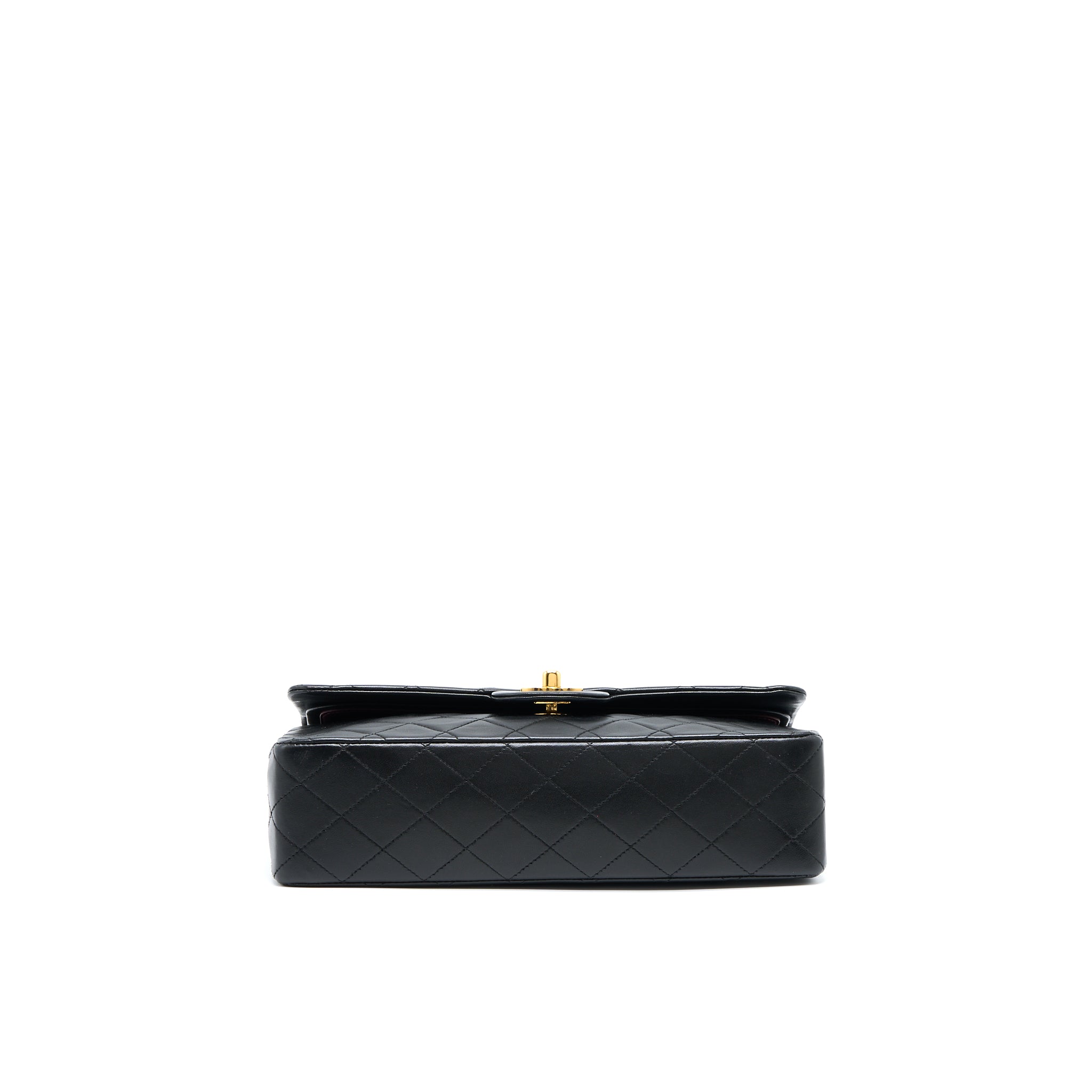 Chanel Vintage Medium Flap Bag Lambskin Black