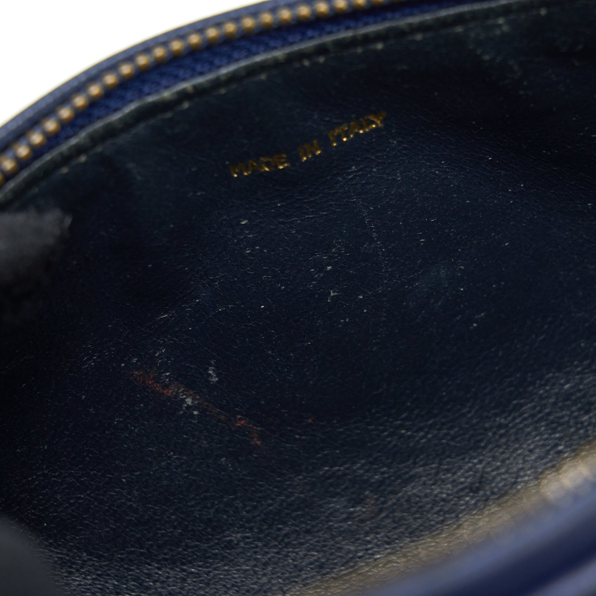 Chanel Vintage Barrel Bag Lambskin Navy