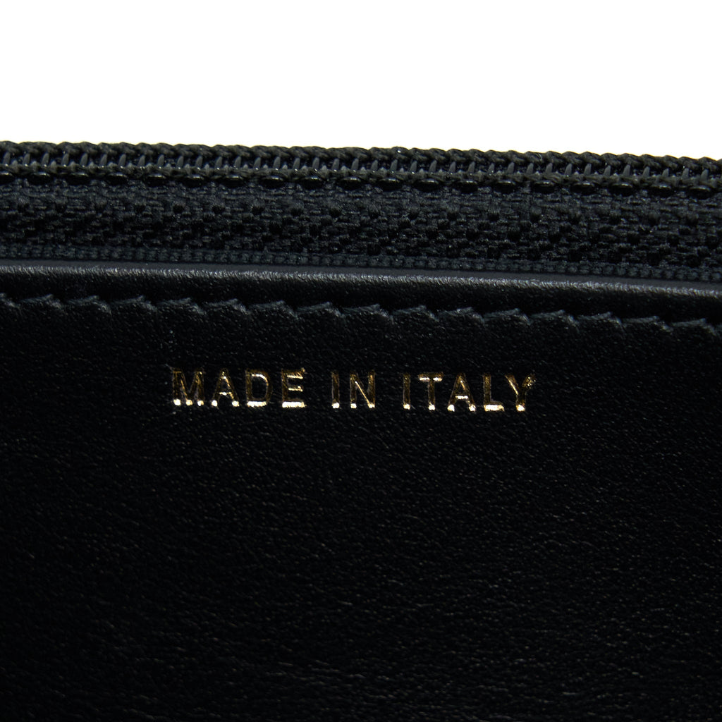 Chanel Top Handle Wallet On Chain Caviar Black
