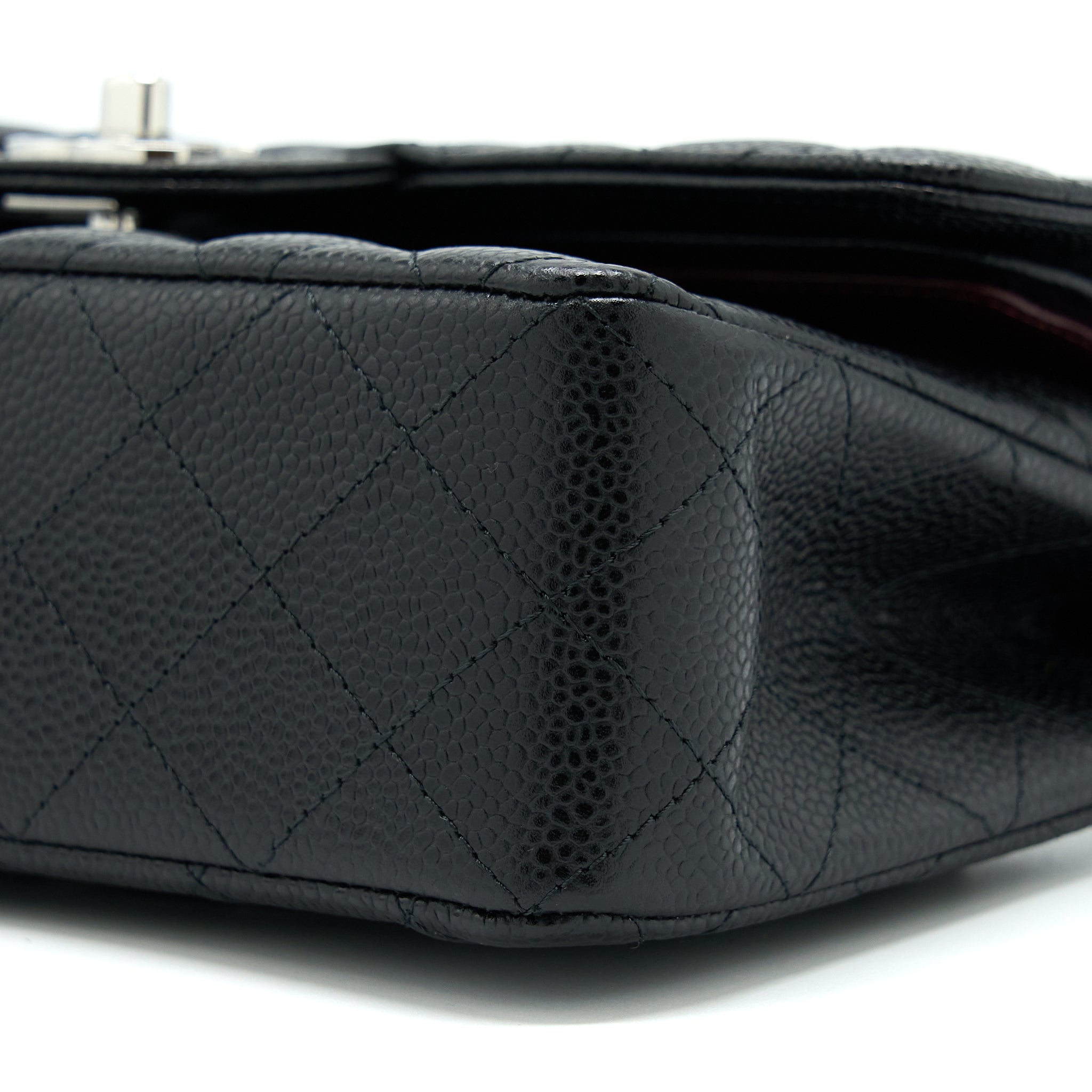 Chanel Small Classic Flap Bag Caviar Black