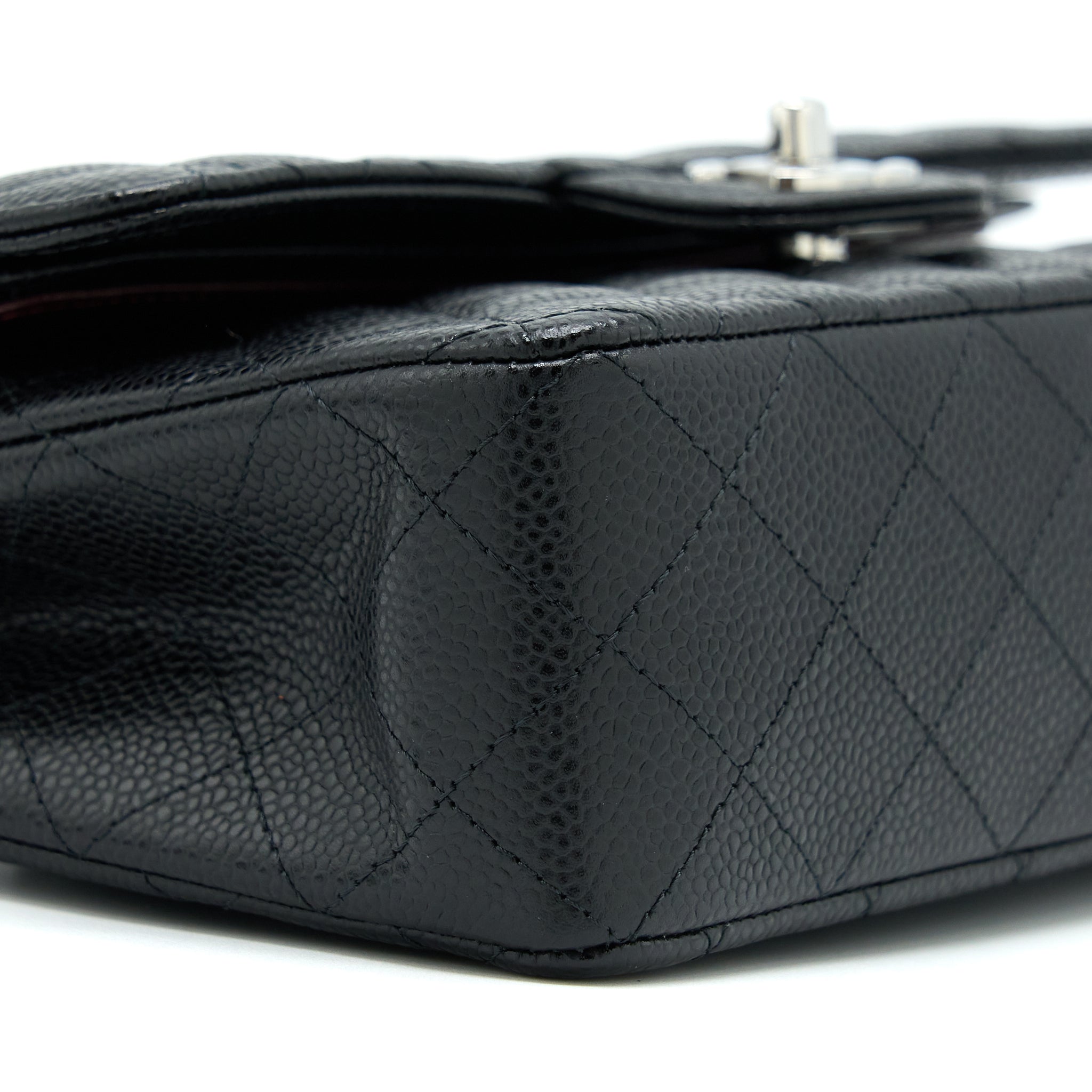 Chanel Small Classic Flap Bag Caviar Black