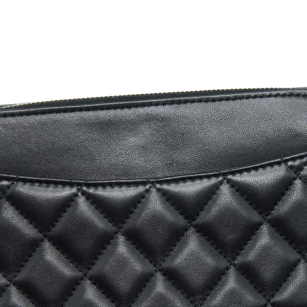 Chanel Limited Charm Double Layer Mini Chain Bag Lambskin Black
