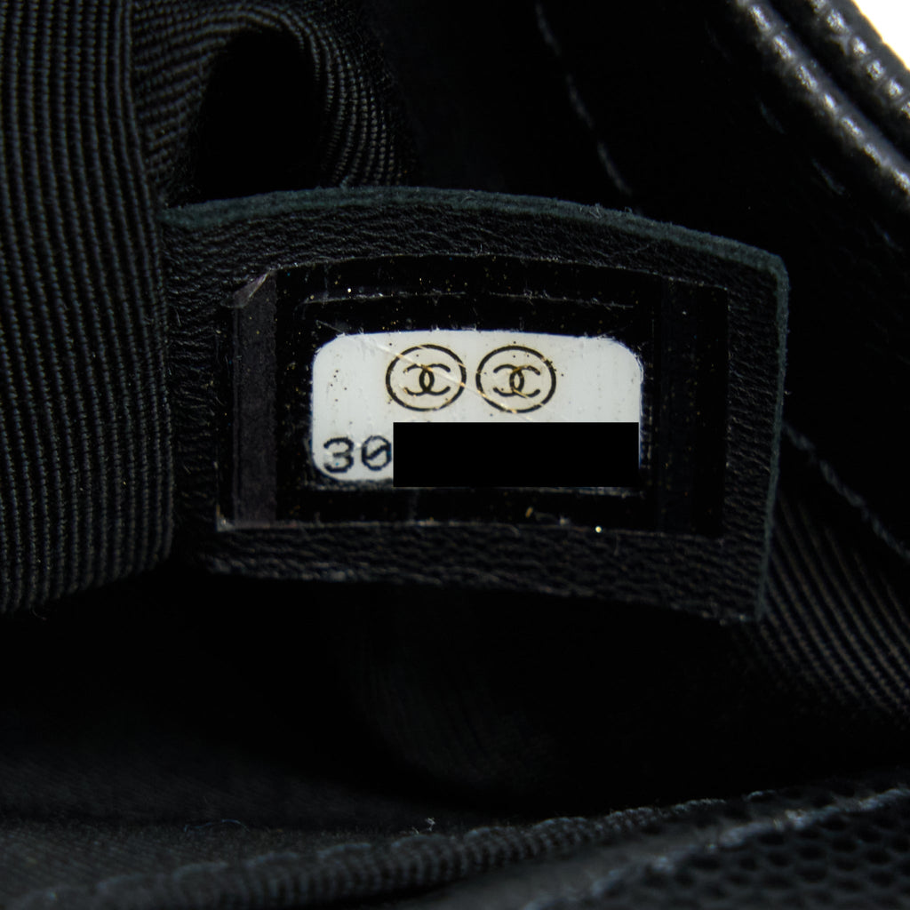 Chanel Medium Boy Bag Caviar Black Brushed