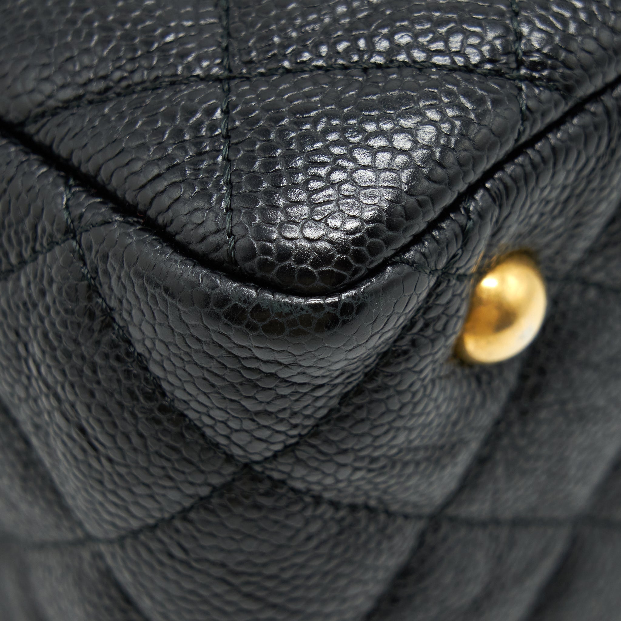 Chanel Shopping Tote Bag Caviar Black