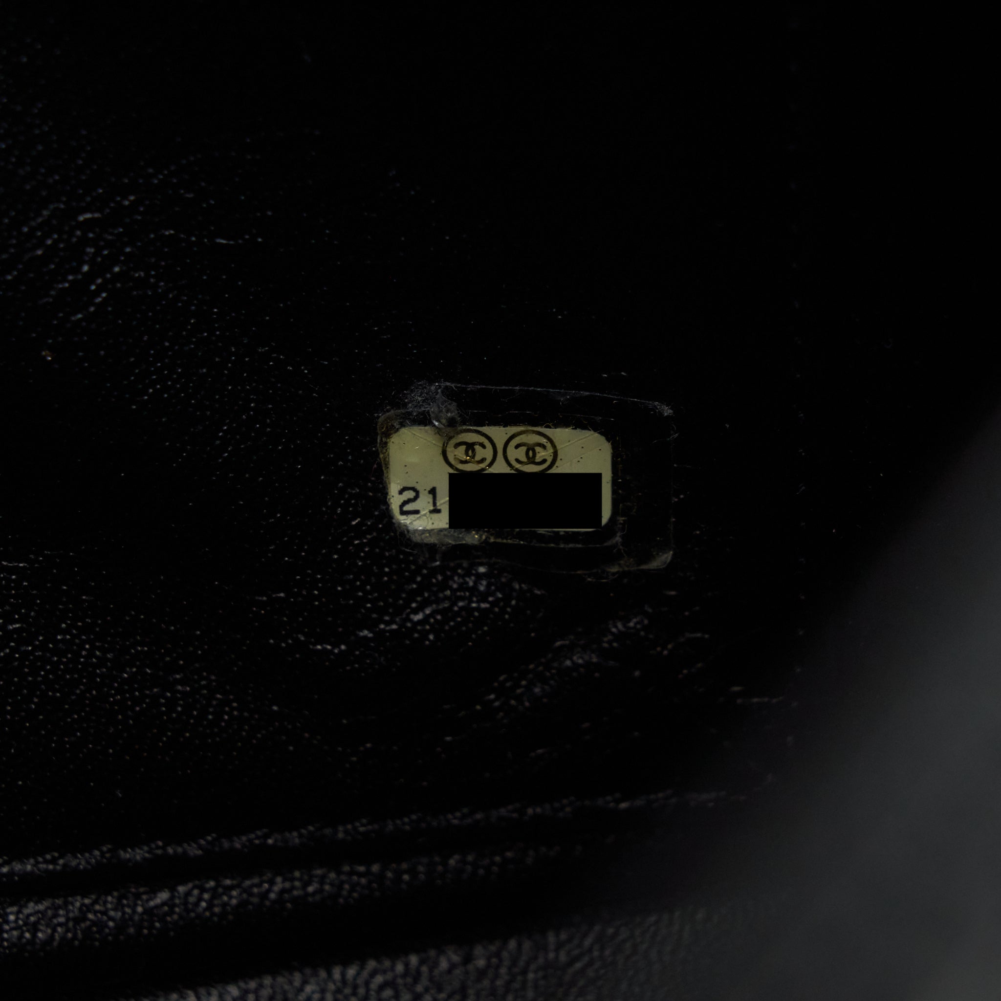 Chanel Shopping Tote Bag Caviar Black