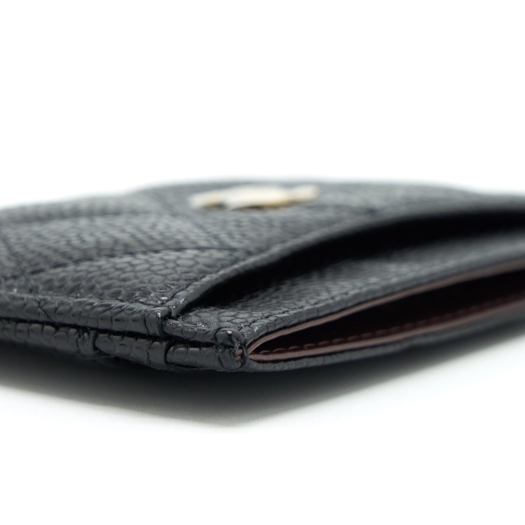 Chanel Classic Card Holder Caviar Black