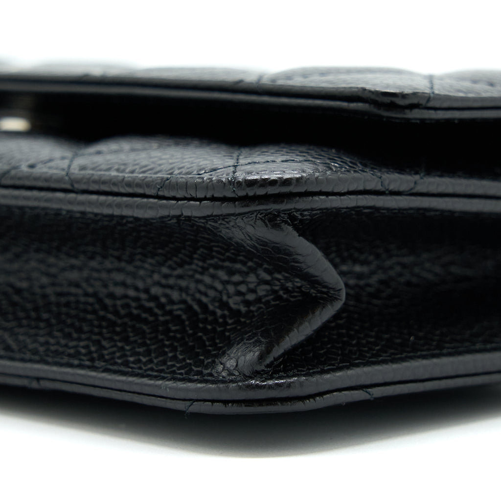 Chanel Classic Wallet On Chain Caviar Black
