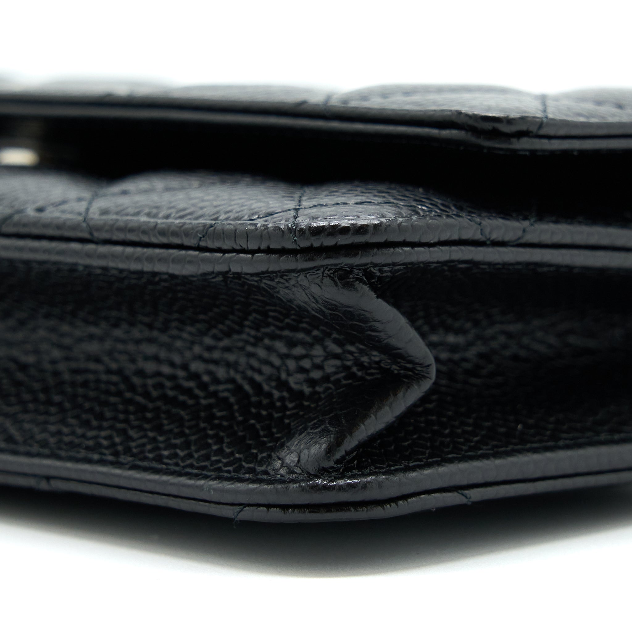 Chanel Classic Wallet On Chain Caviar Black