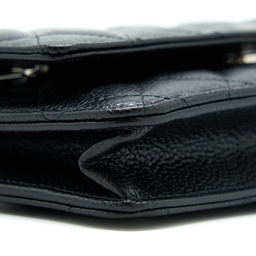 Chanel Classic Wallet On Chain Caviar Black