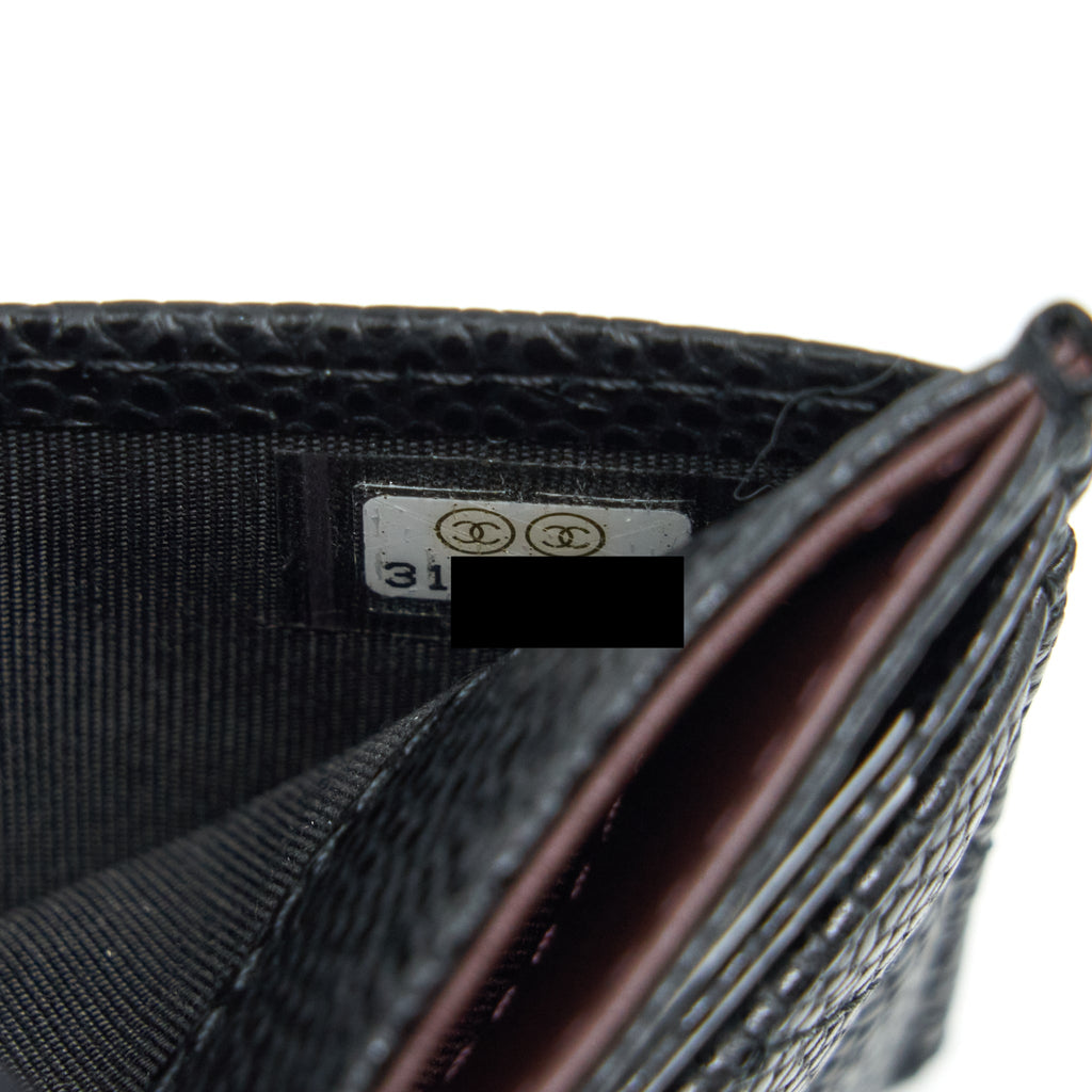 Chanel Classic Card Holder Caviar Black