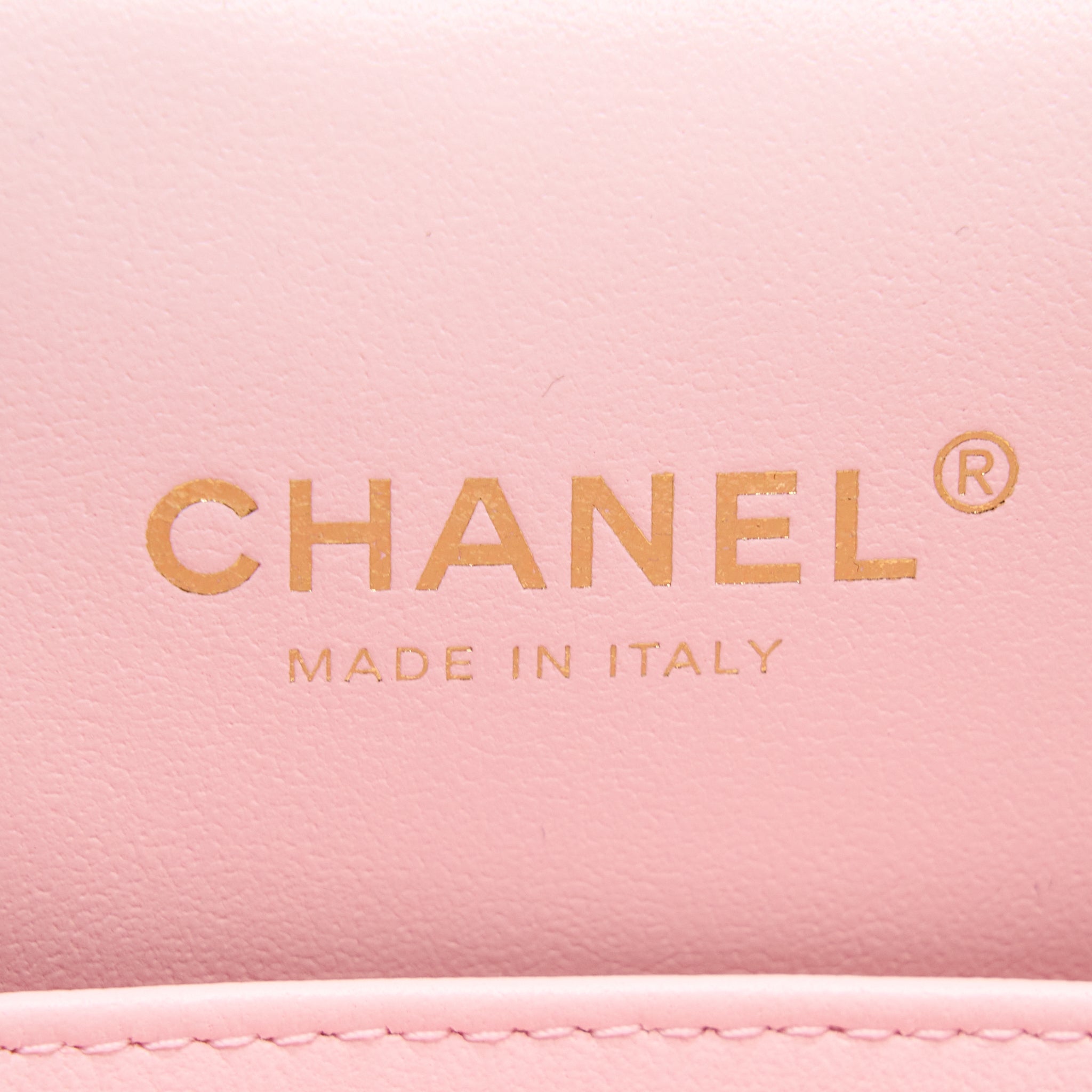 Chanel 22S Top Handle Vanity Bag Caviar Light Pink L (Microchip)