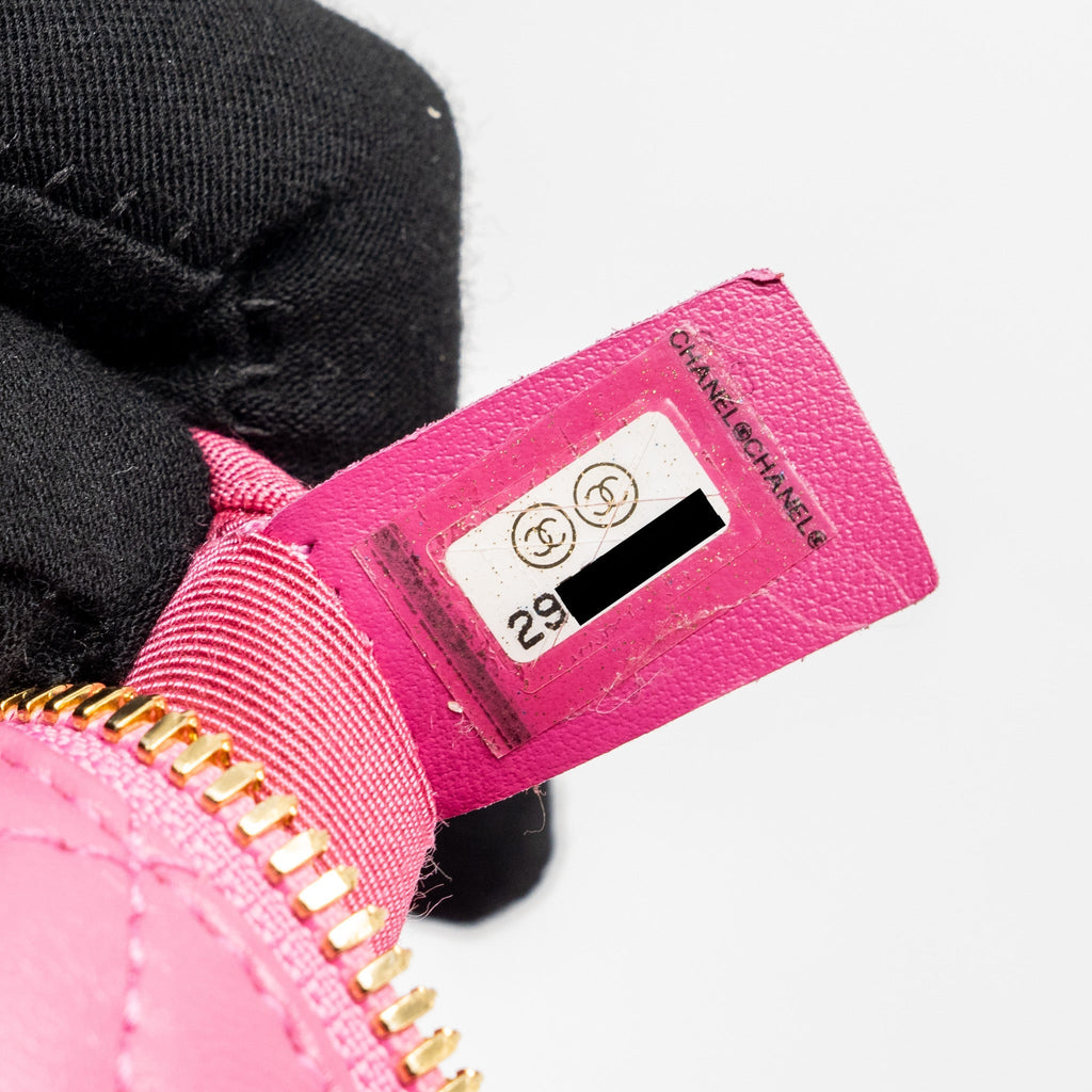 Chanel 20S Small Quilted hobo bag Lambskin Pink