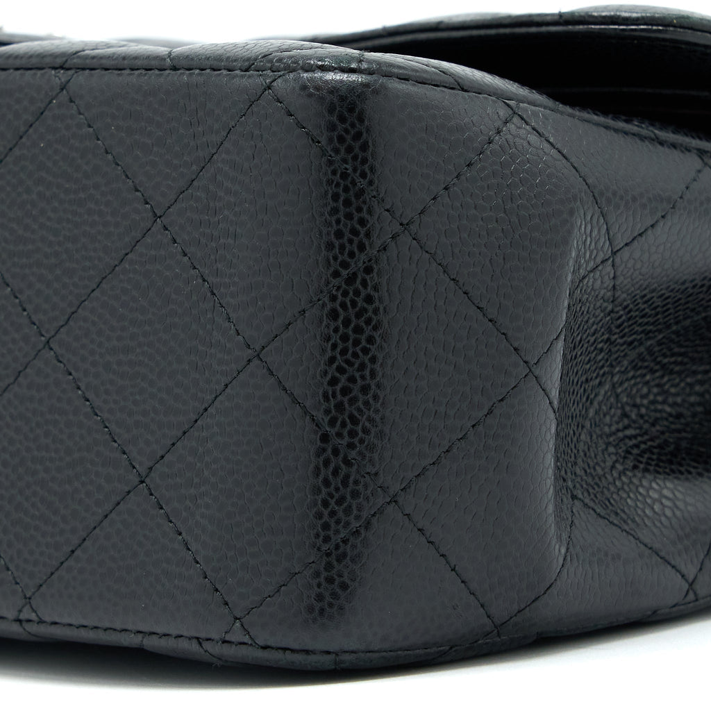 Chanel Classic Jumbo Double Flap Bag Caviar Black