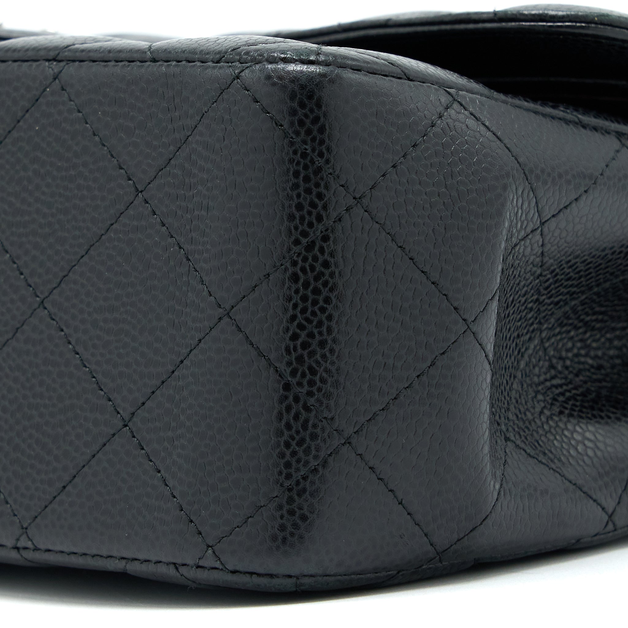Chanel Classic Jumbo Double Flap Bag Caviar Black