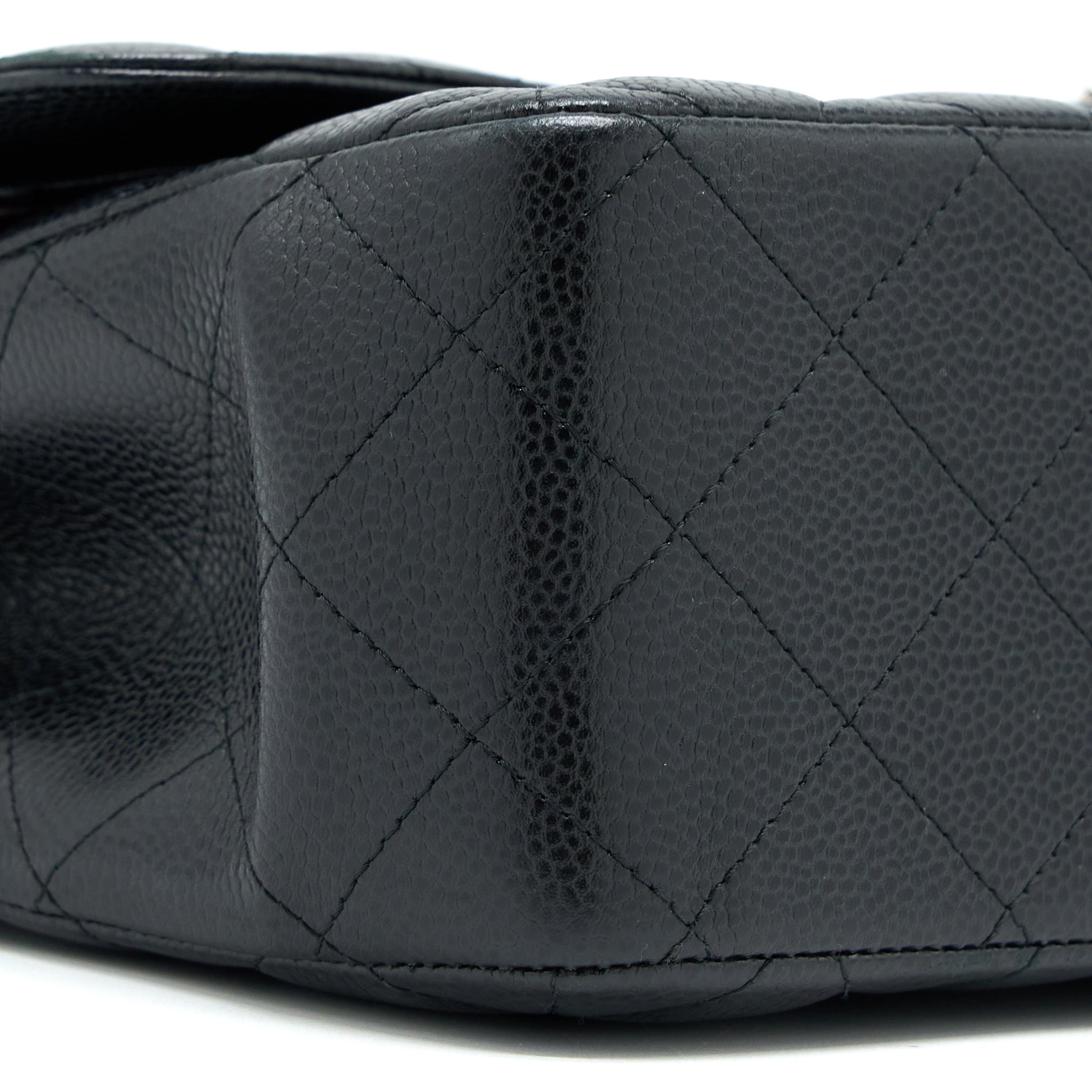 Chanel Classic Jumbo Double Flap Bag Caviar Black