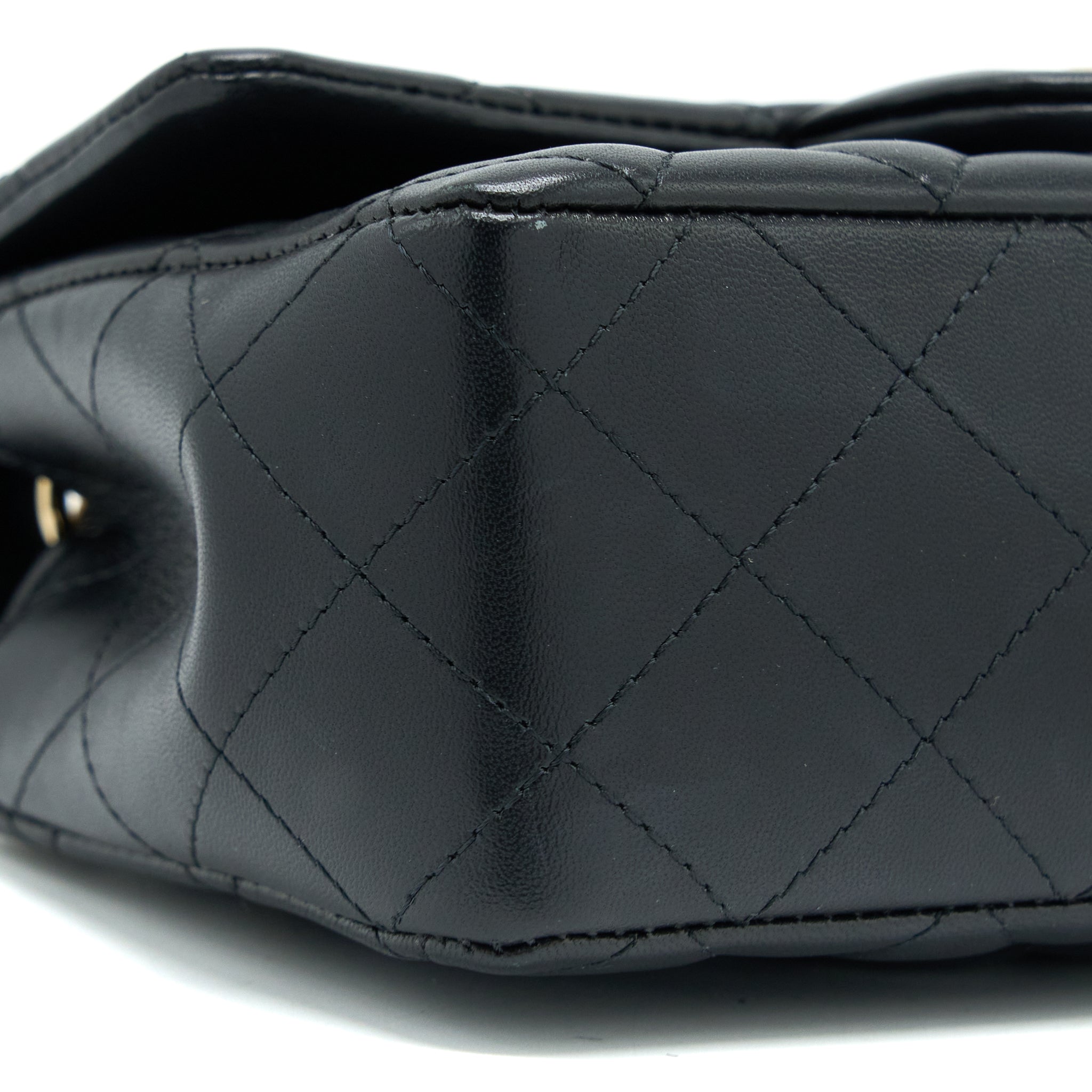Chanel Mini Rectangular with Coco Bag Charm Limited Edition Lambskin Black L