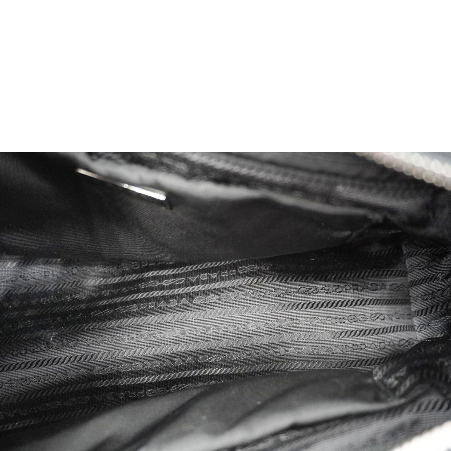 PRADA Tessuto Bomber Nylon Shopping Tote Bag Black