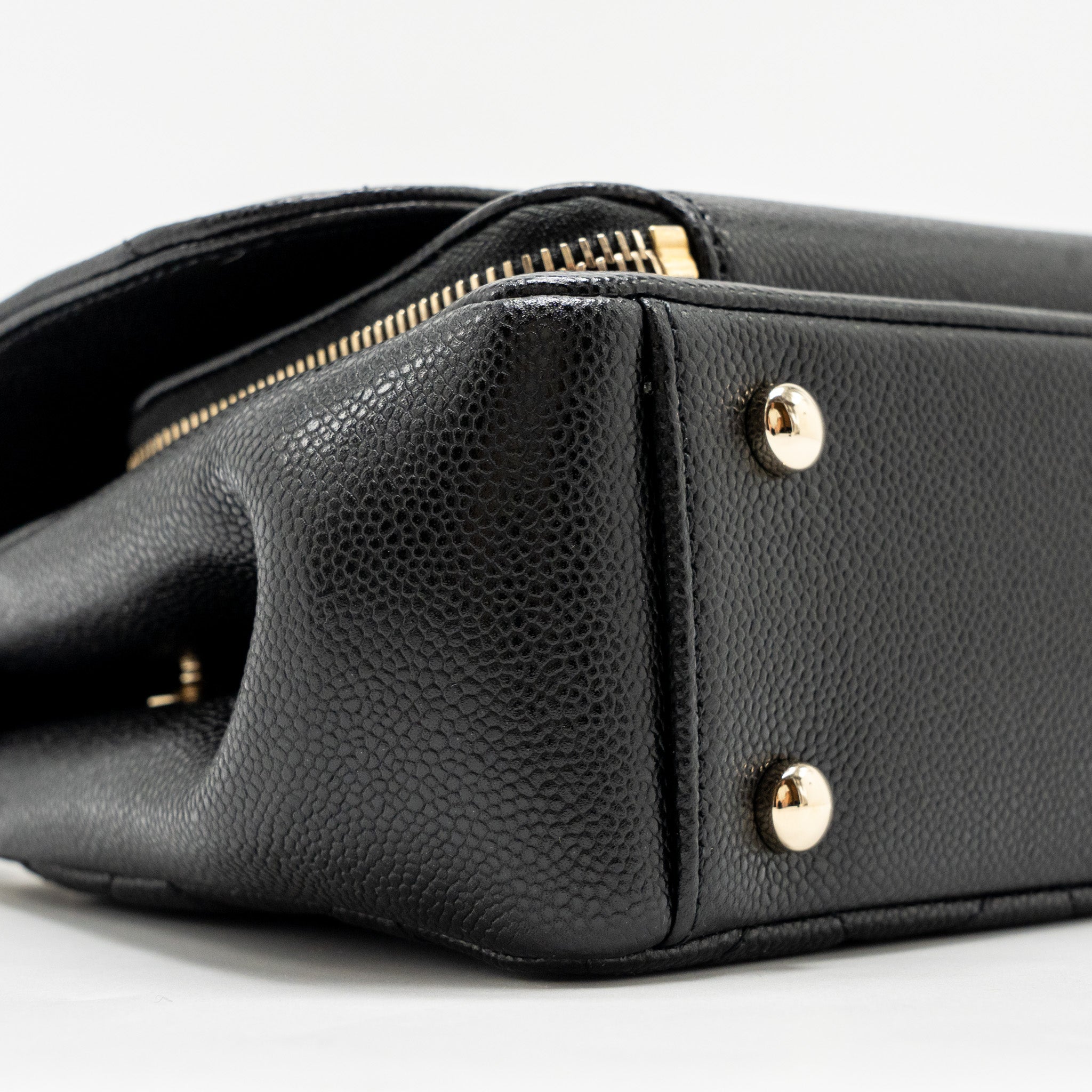 Chanel Small Business Affinity Caviar Black L (Microchip)