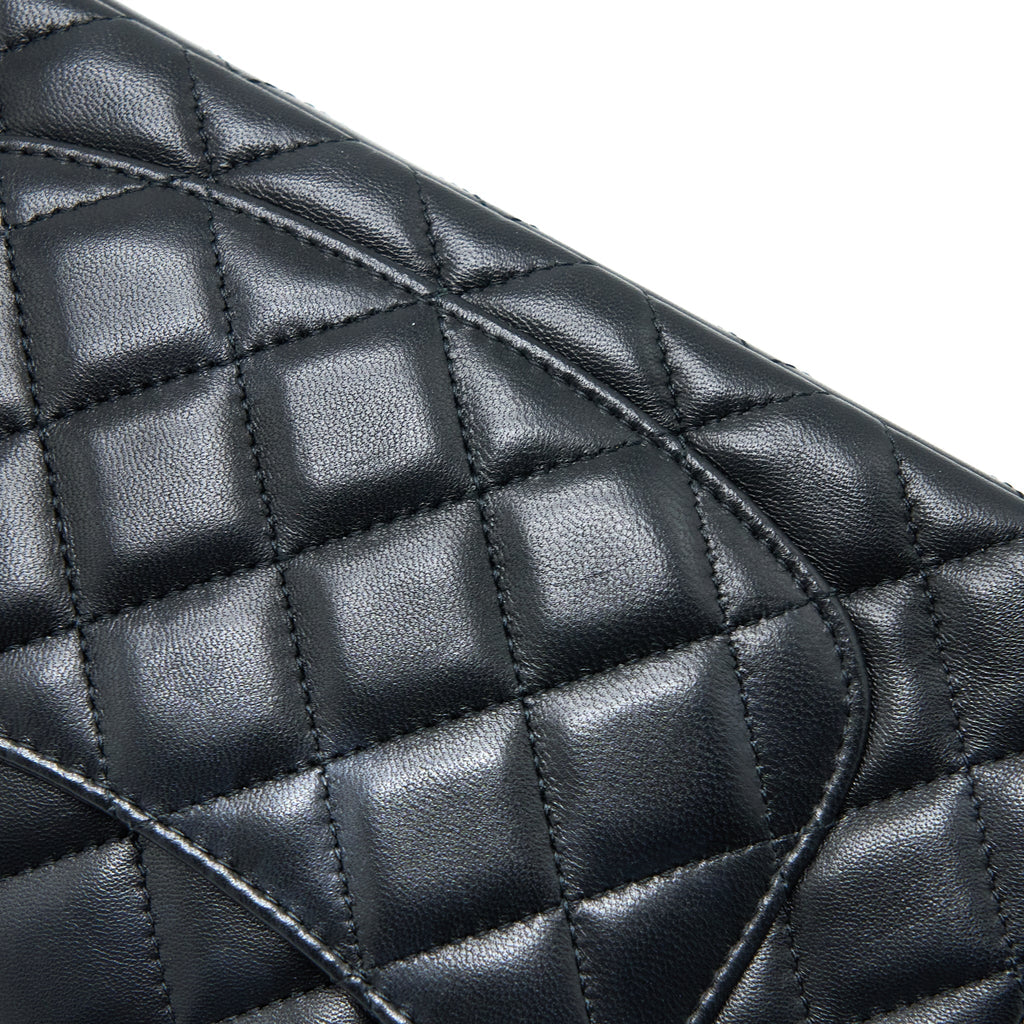Chanel Mini Rectangular with Coco Bag Charm Limited Edition Lambskin Black L