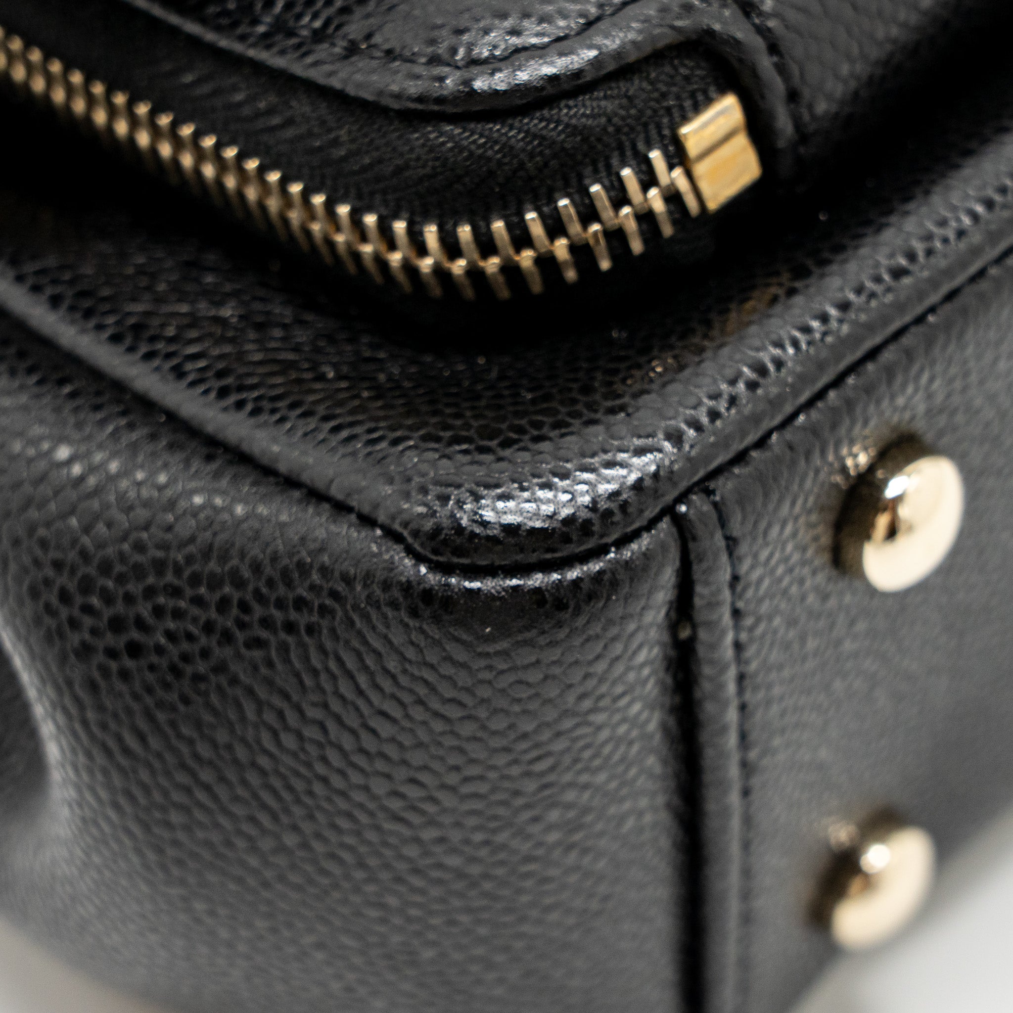 Chanel Small Business Affinity Caviar Black L (Microchip)