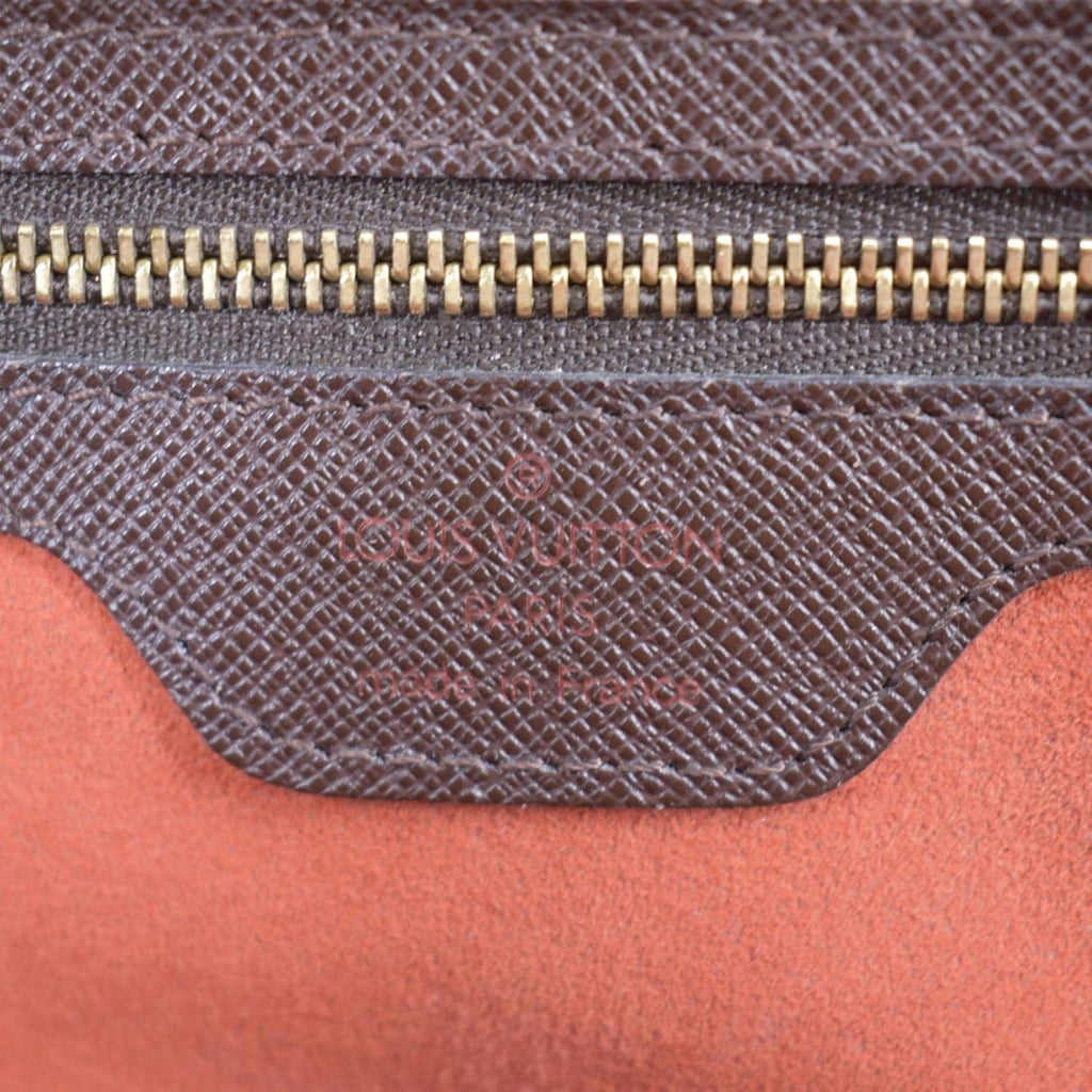 LOUIS VUITTON Triana Damier Ebene Shoulder Bag Brown
