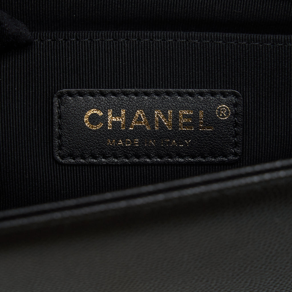 Chanel Small Boy Bag Caviar Black