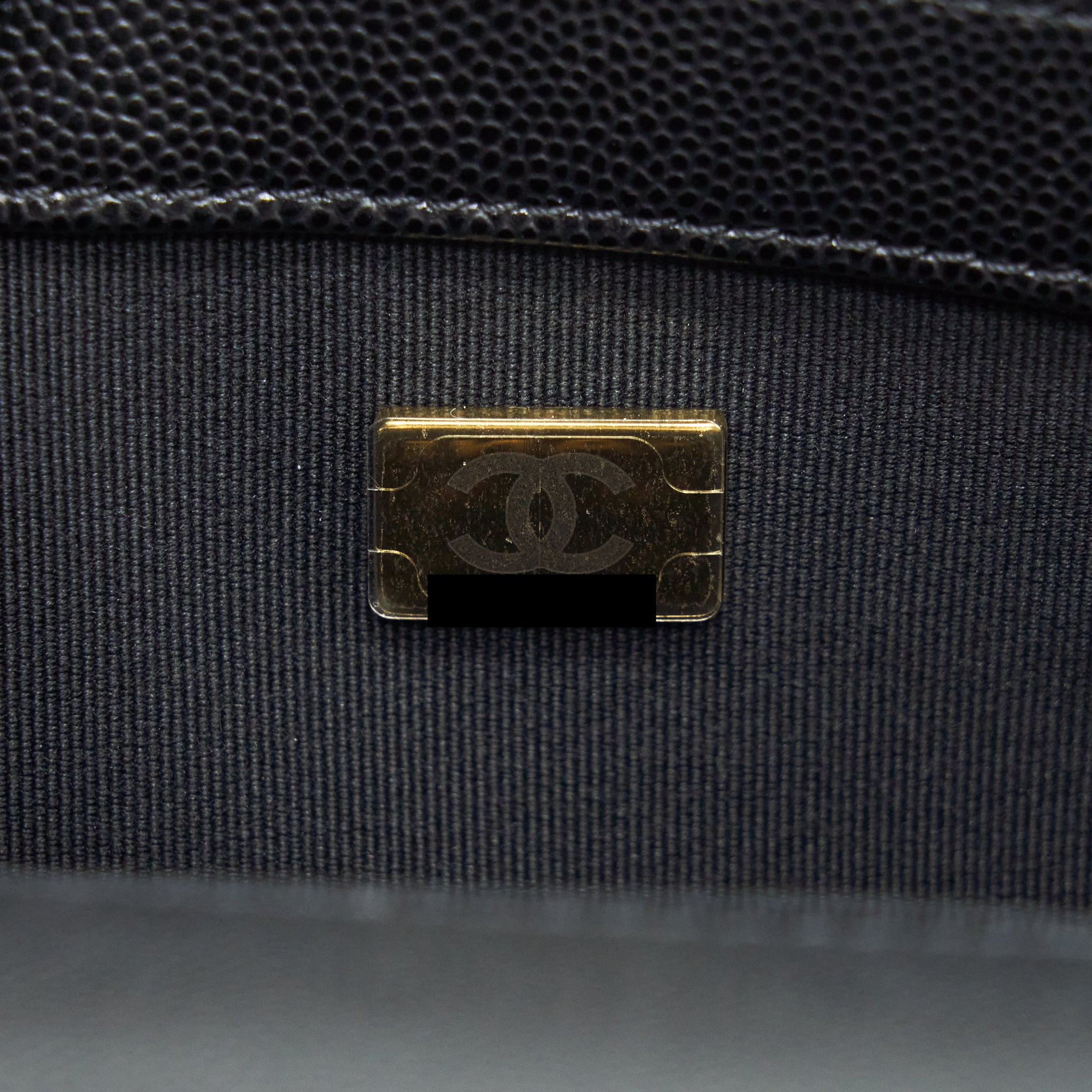 Chanel Small Boy Bag Caviar Black