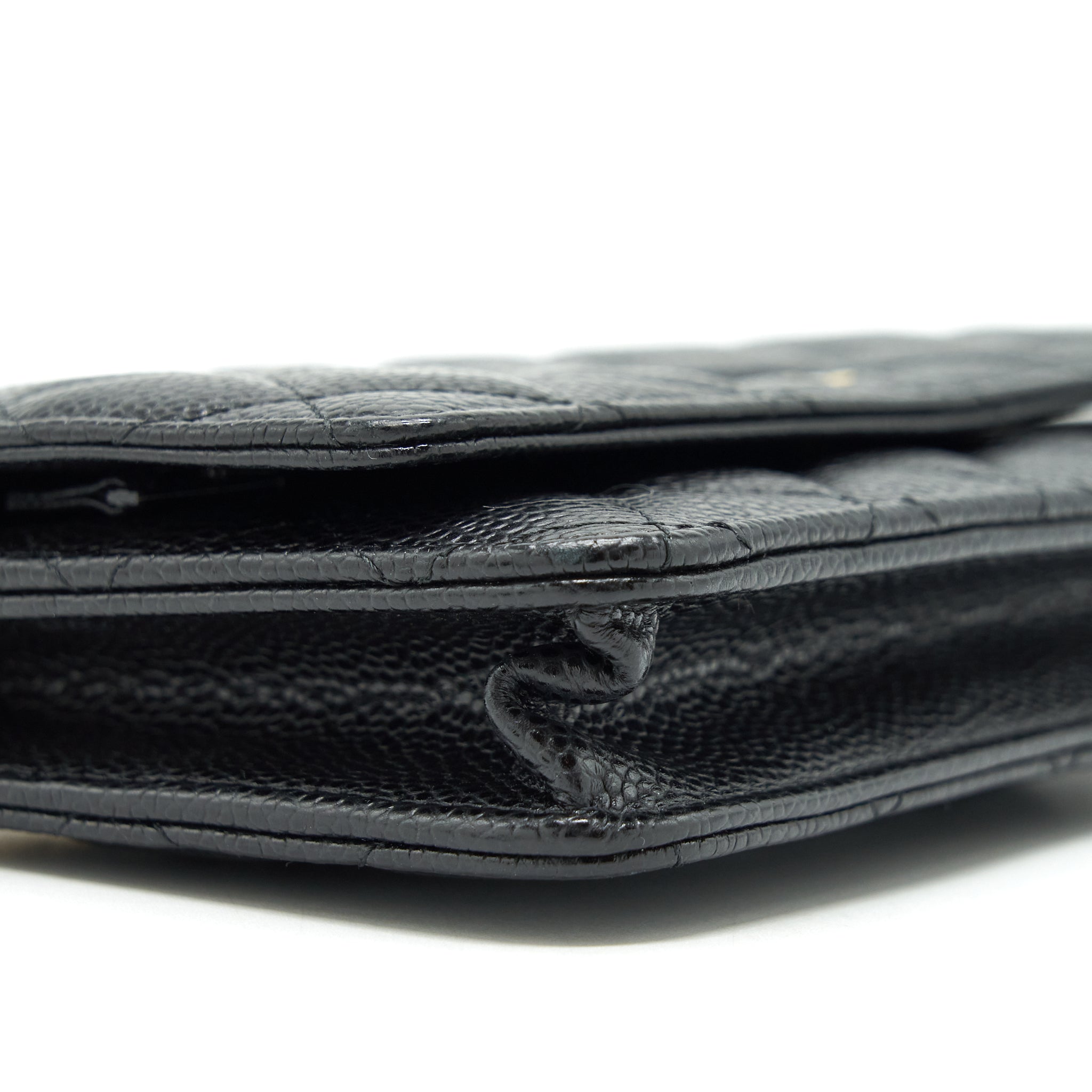 Chanel Classic Wallet On Chain Caviar Black