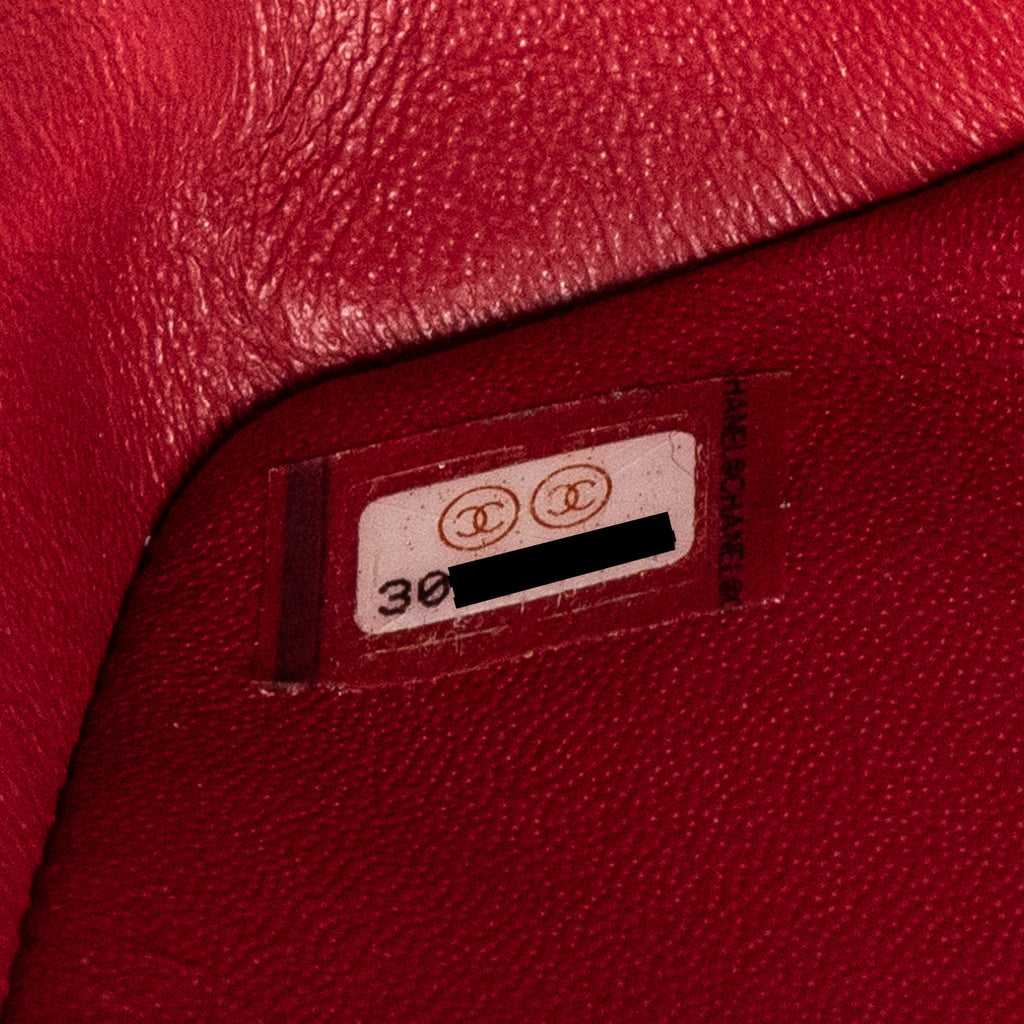 Chanel mini 2.55 reissue flap bag aged calfskin red