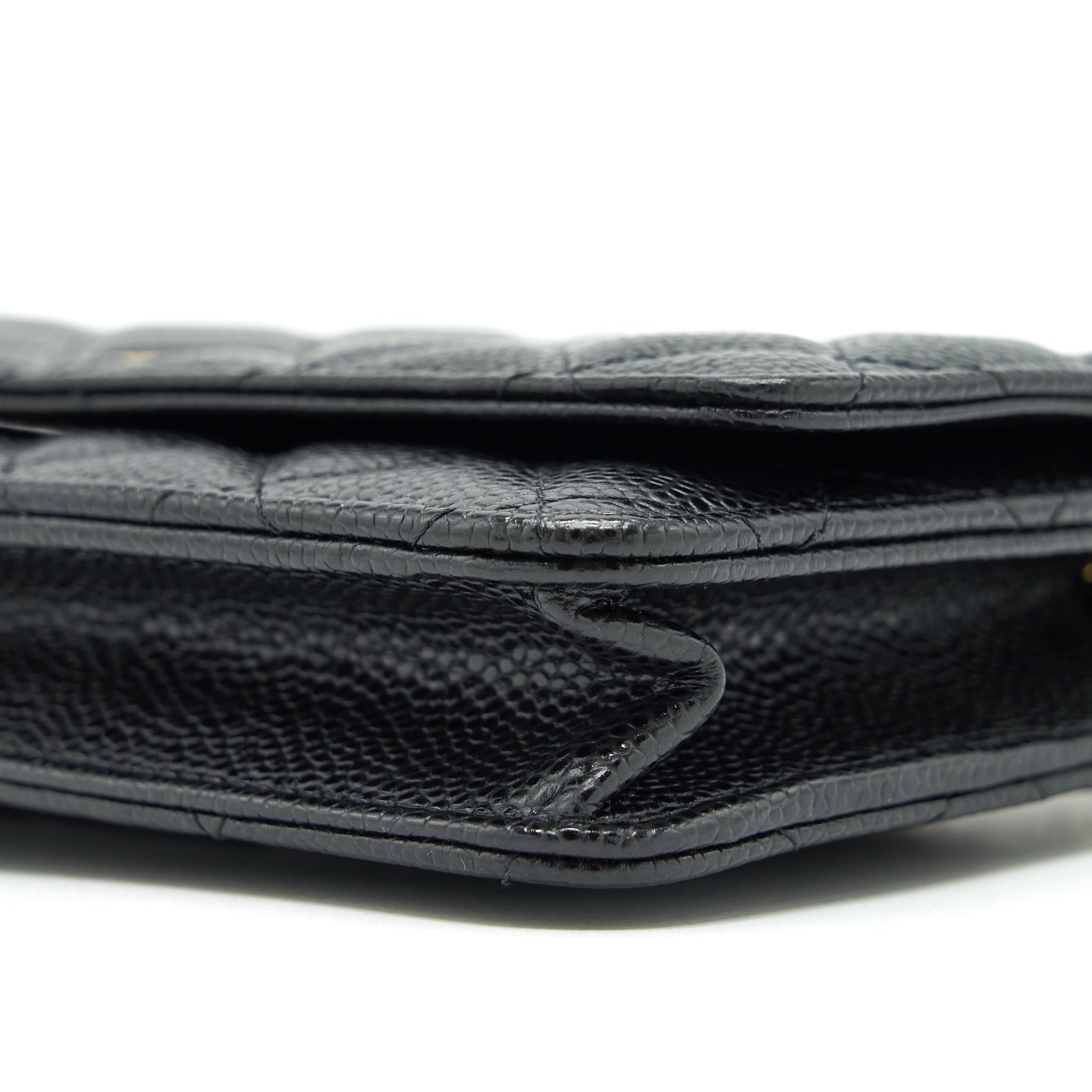 Chanel Classic Wallet On Chain Caviar Black