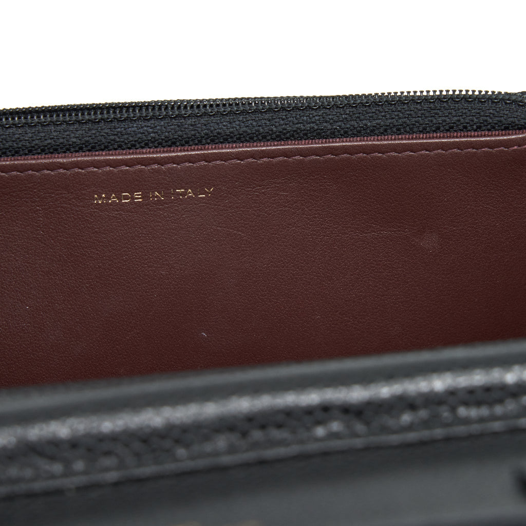 Chanel Classic Wallet On Chain Caviar Black