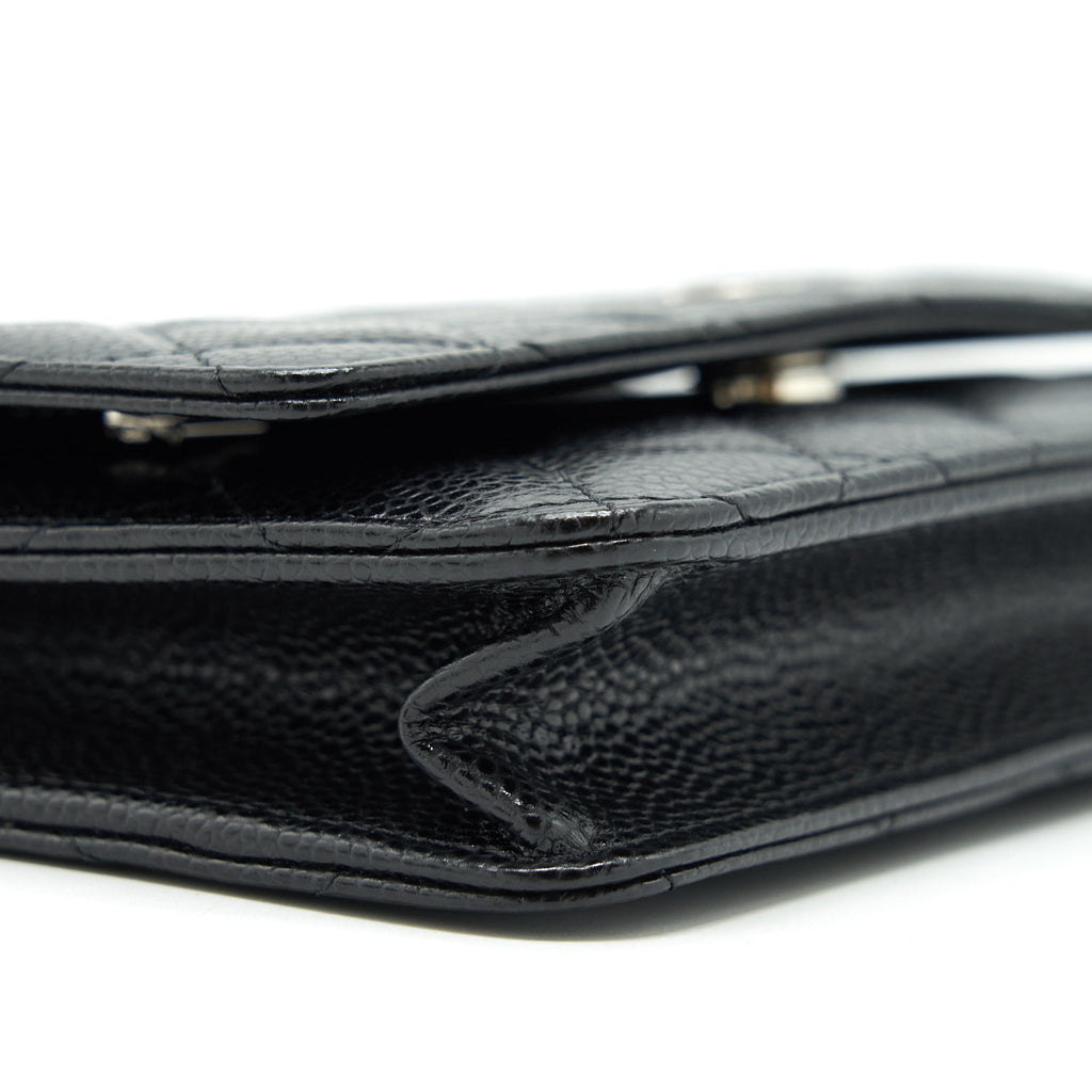 Chanel Classic Wallet On Chain Caviar Black