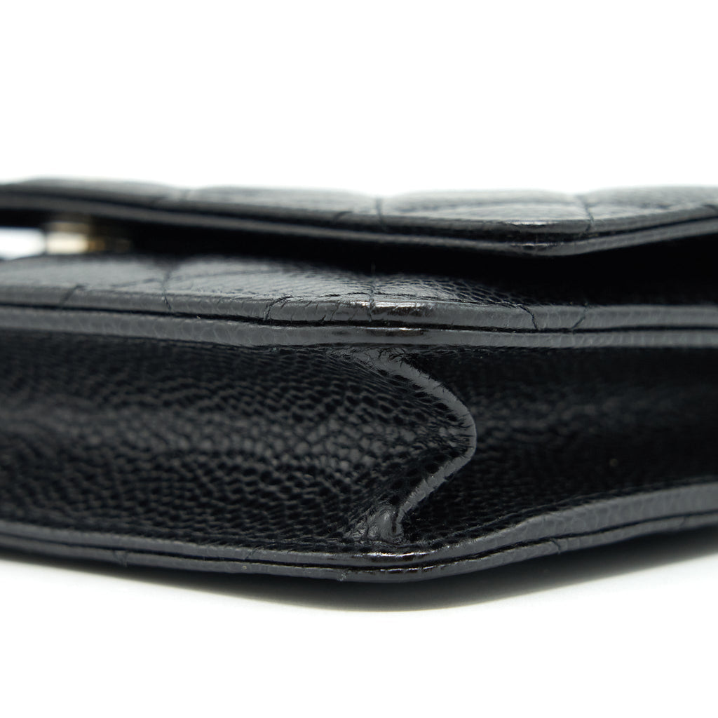 Chanel Classic Wallet On Chain Caviar Black
