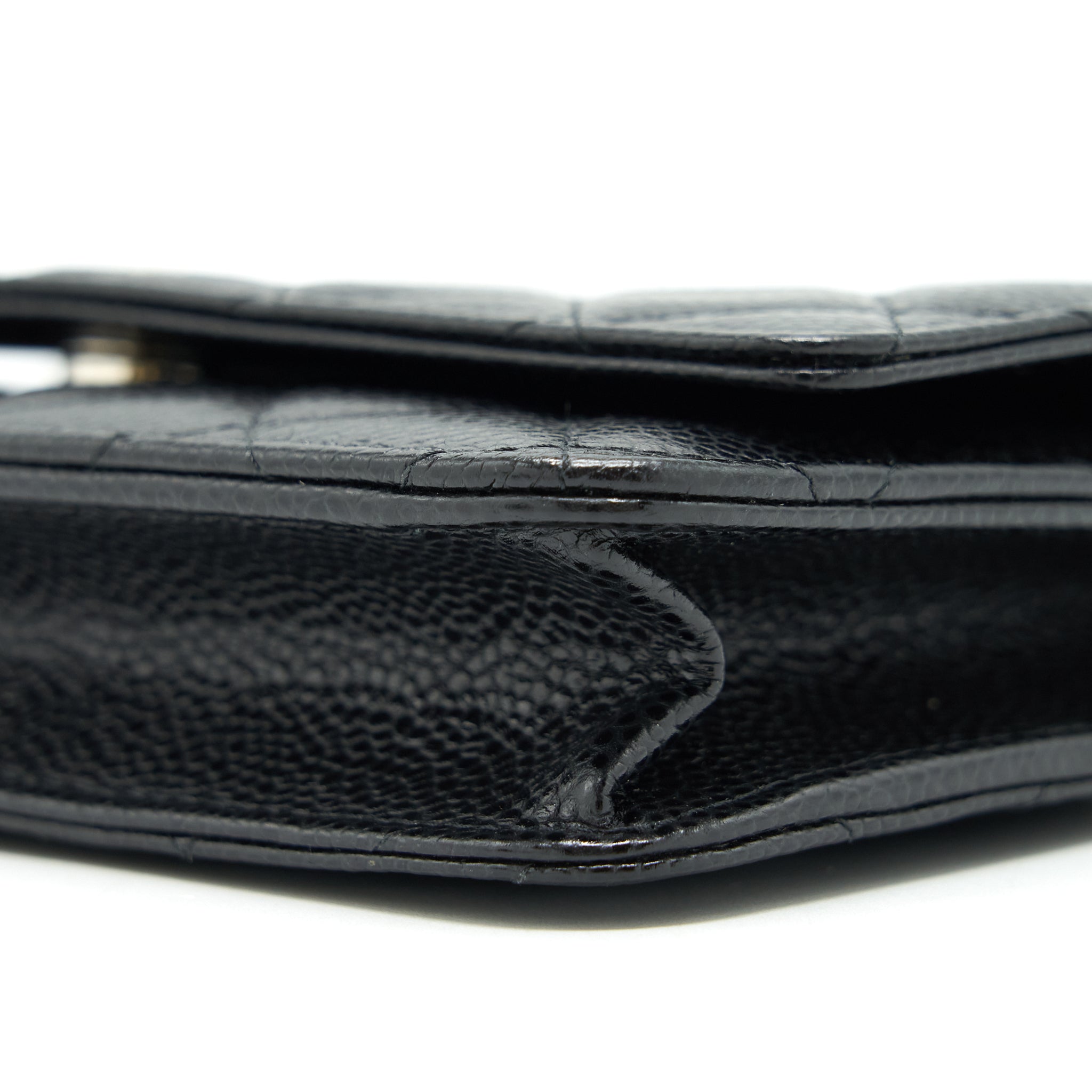 Chanel Classic Wallet On Chain Caviar Black