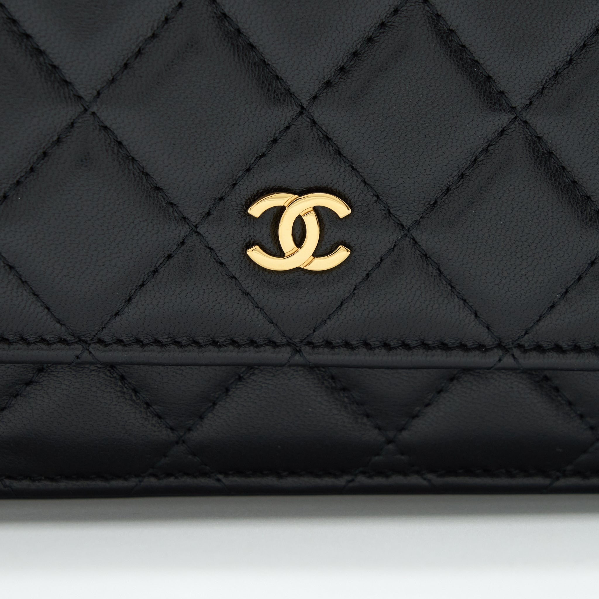 Chanel Classic Wallet On Chains Lambskin Black