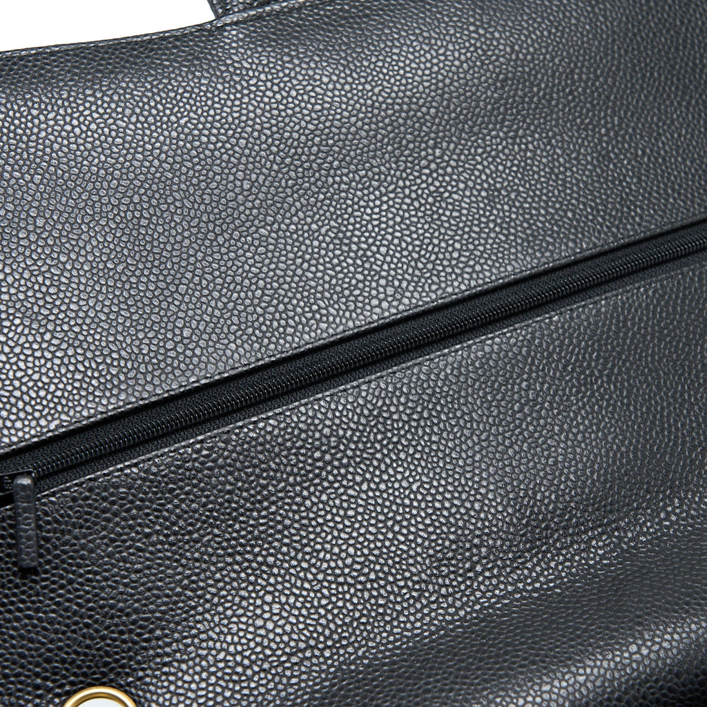 Chanel Maxi Classic Double Flap Bag Caviar Black