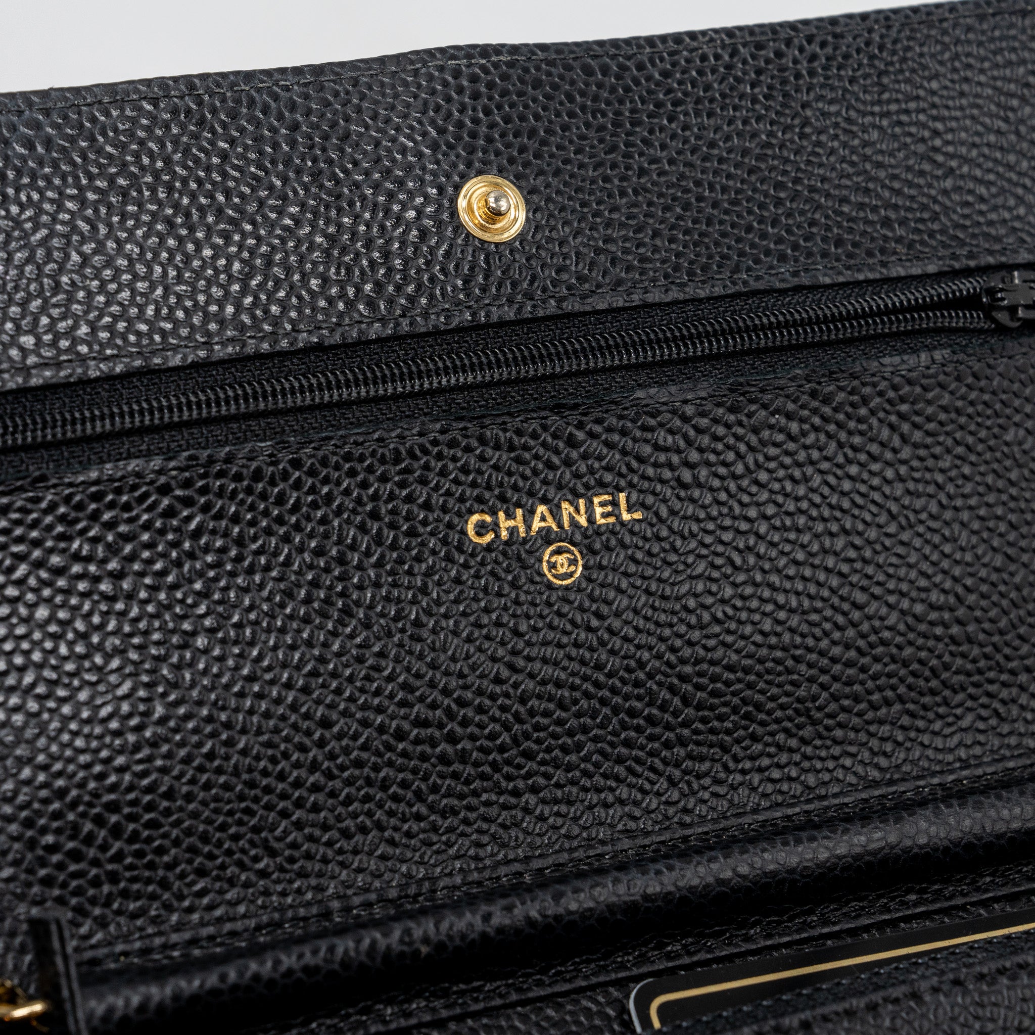 Chanel Classic Wallet On Chain Black Caviar Black