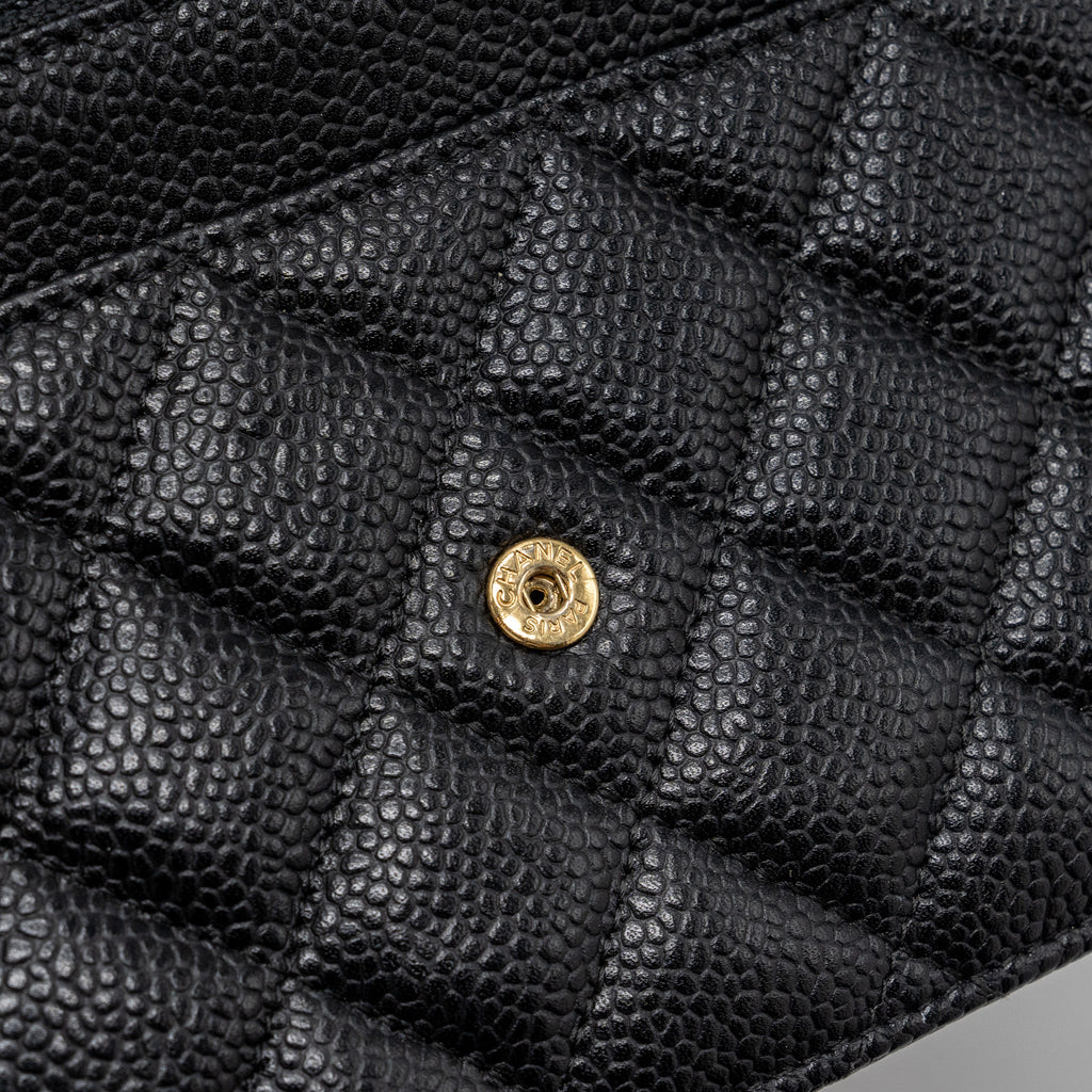 Chanel Classic Wallet On Chain Black Caviar Black