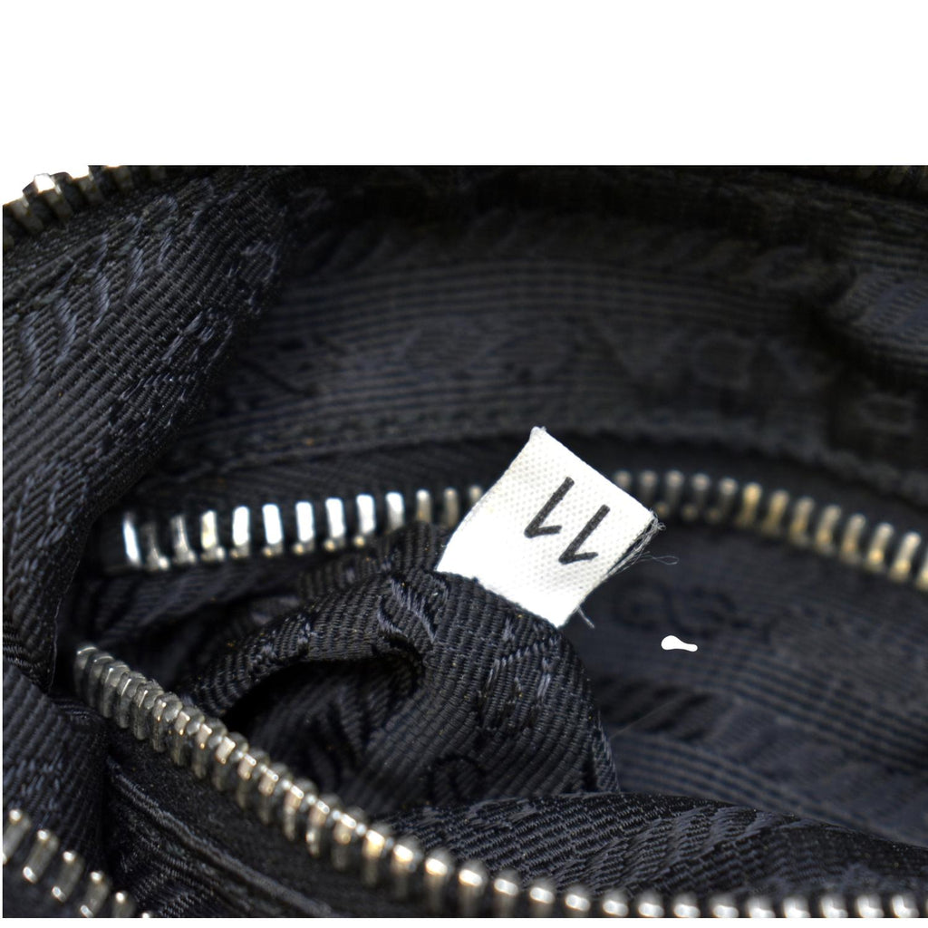 PRADA Tessuto Mini Re-Edition Nylon Shoulder Bag Black