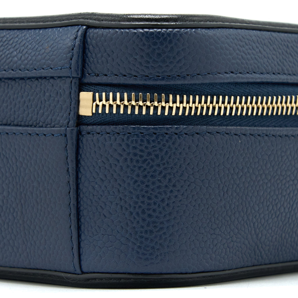 Chanel Medium Filigree Vanity Camera Bag Caviar Blue/Black