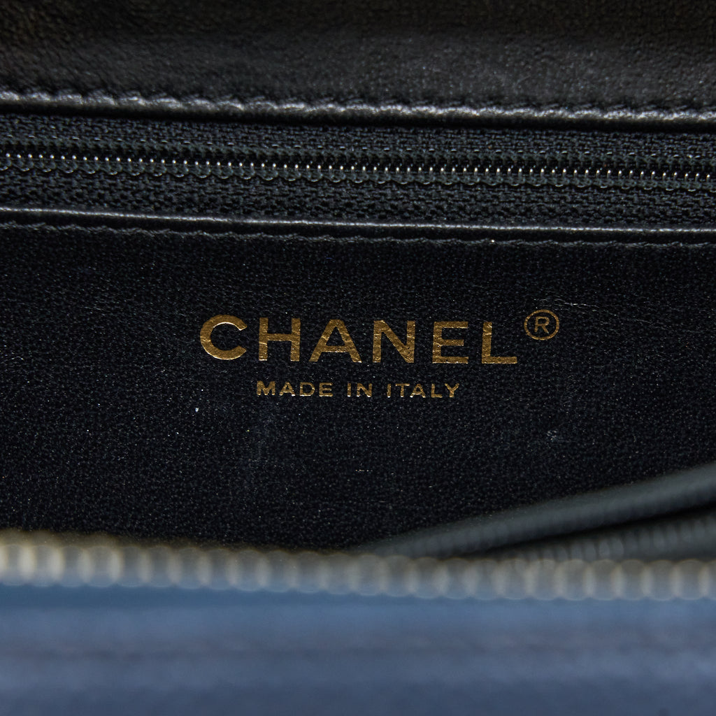 Chanel Medium Filigree Vanity Camera Bag Caviar Blue/Black