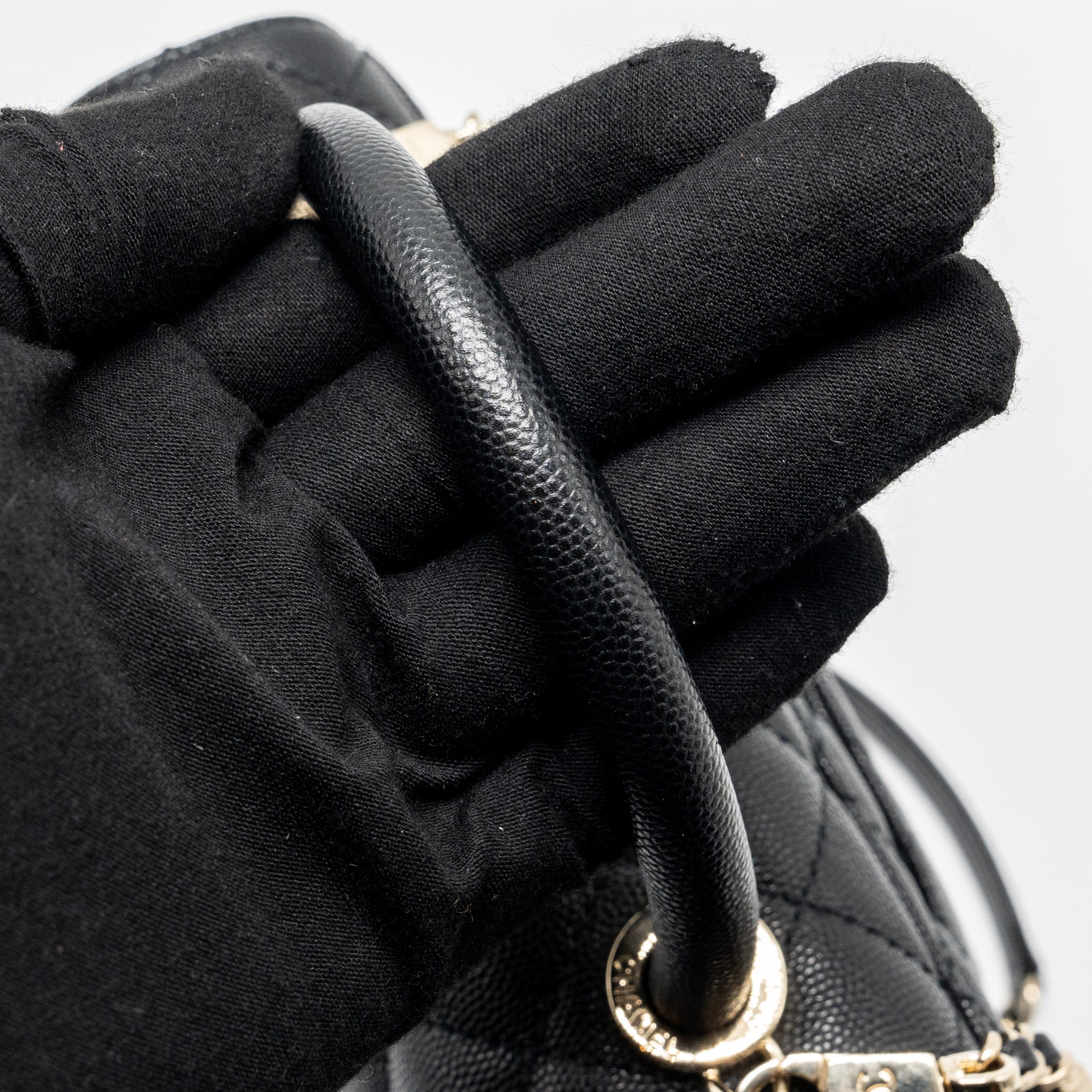 Chanel Small COCO Handle Caviar Black L (Microchip)