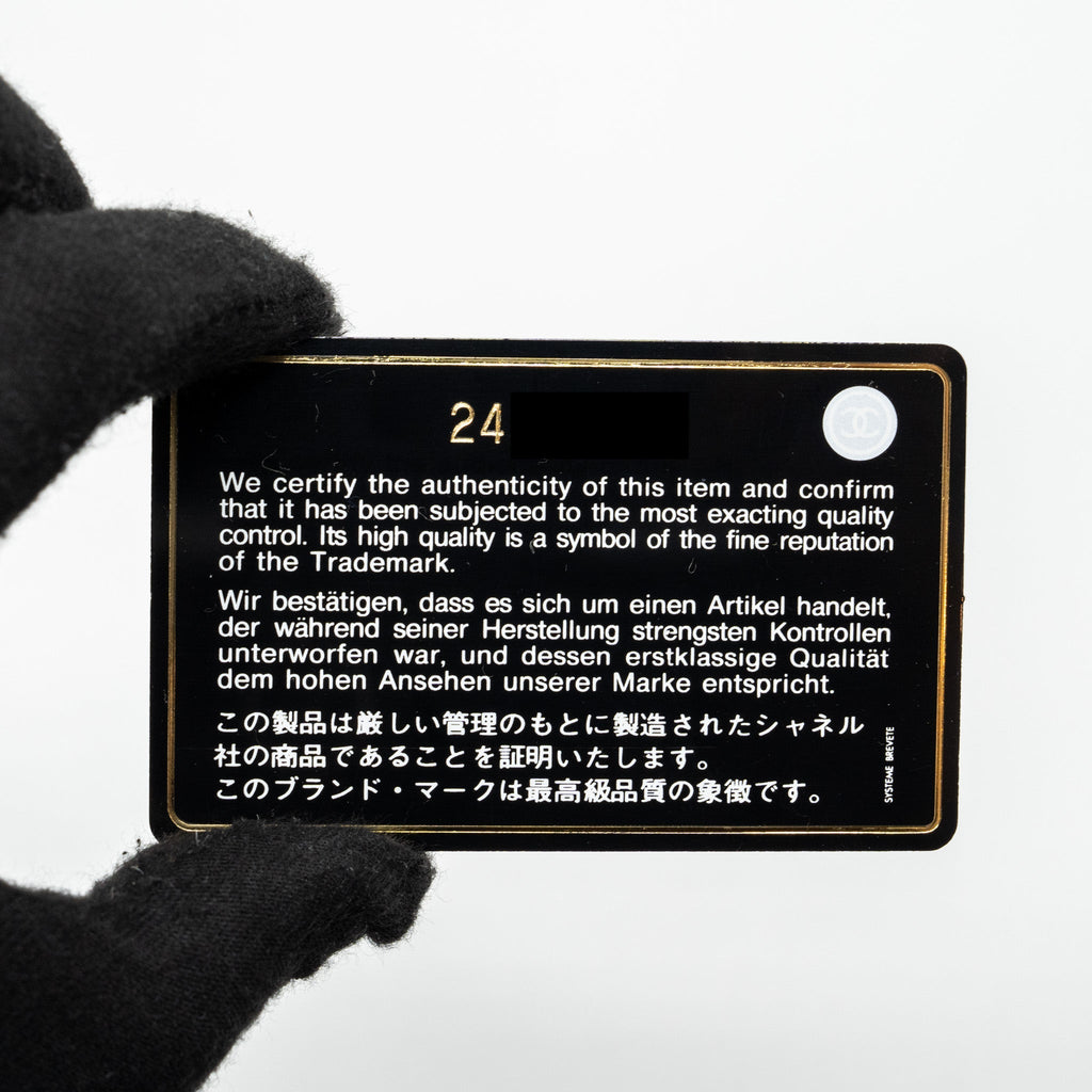 Chanel Zip Card Holder Caviar Black