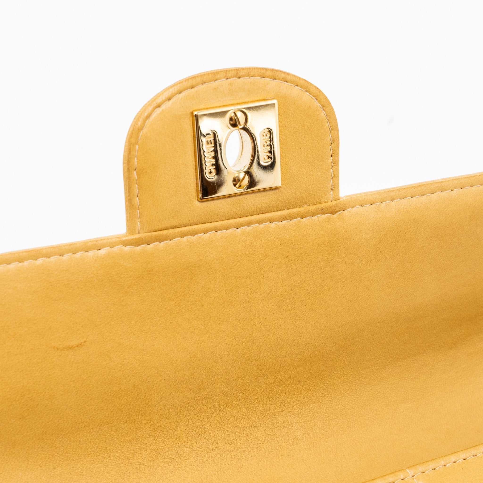 Chanel Vintage Flap Bag Dark Beige