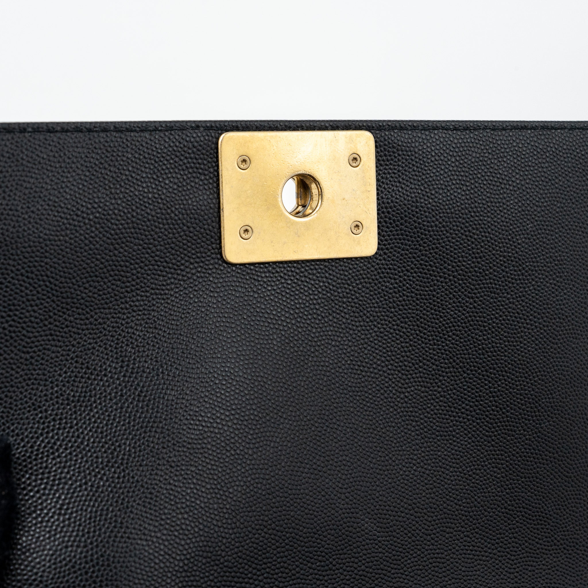 Chanel Medium Classic Boy Bag Caviar Black