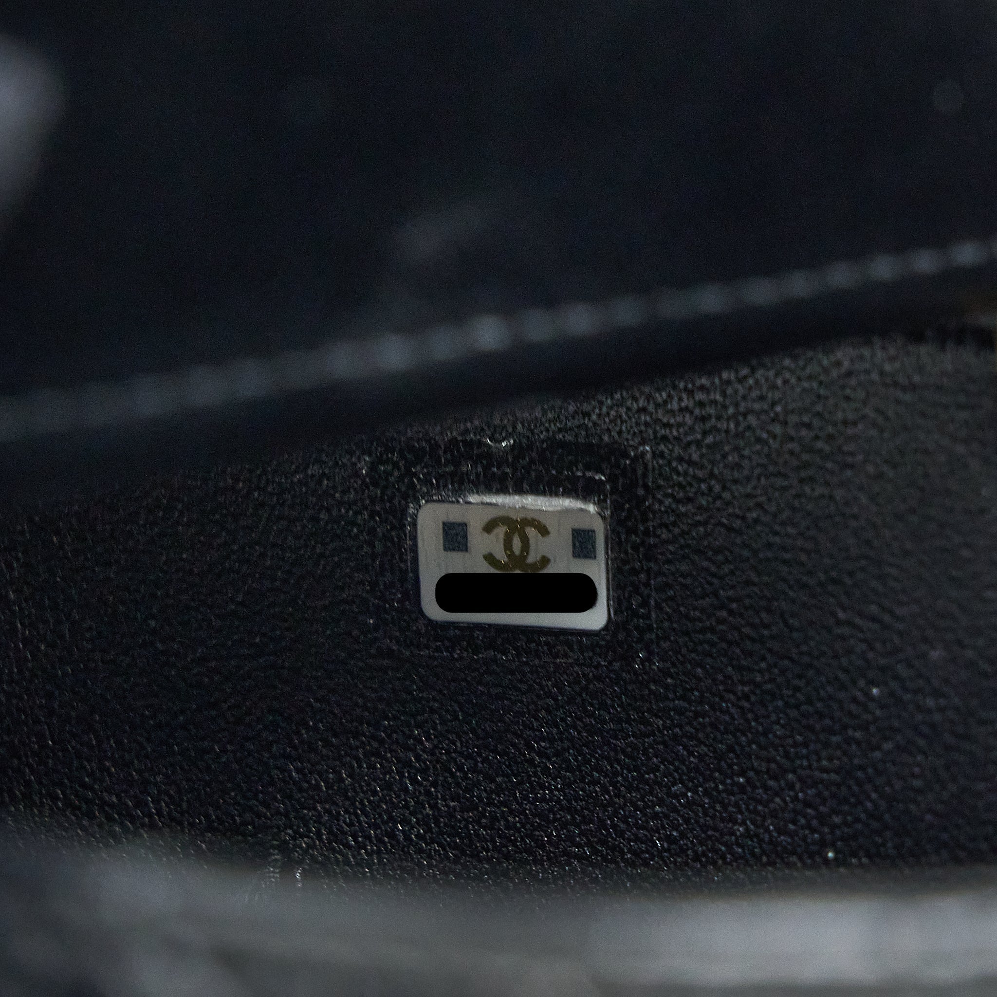 Chanel 23C Flap Bucket Bag Lambskin Black  (Microchip)