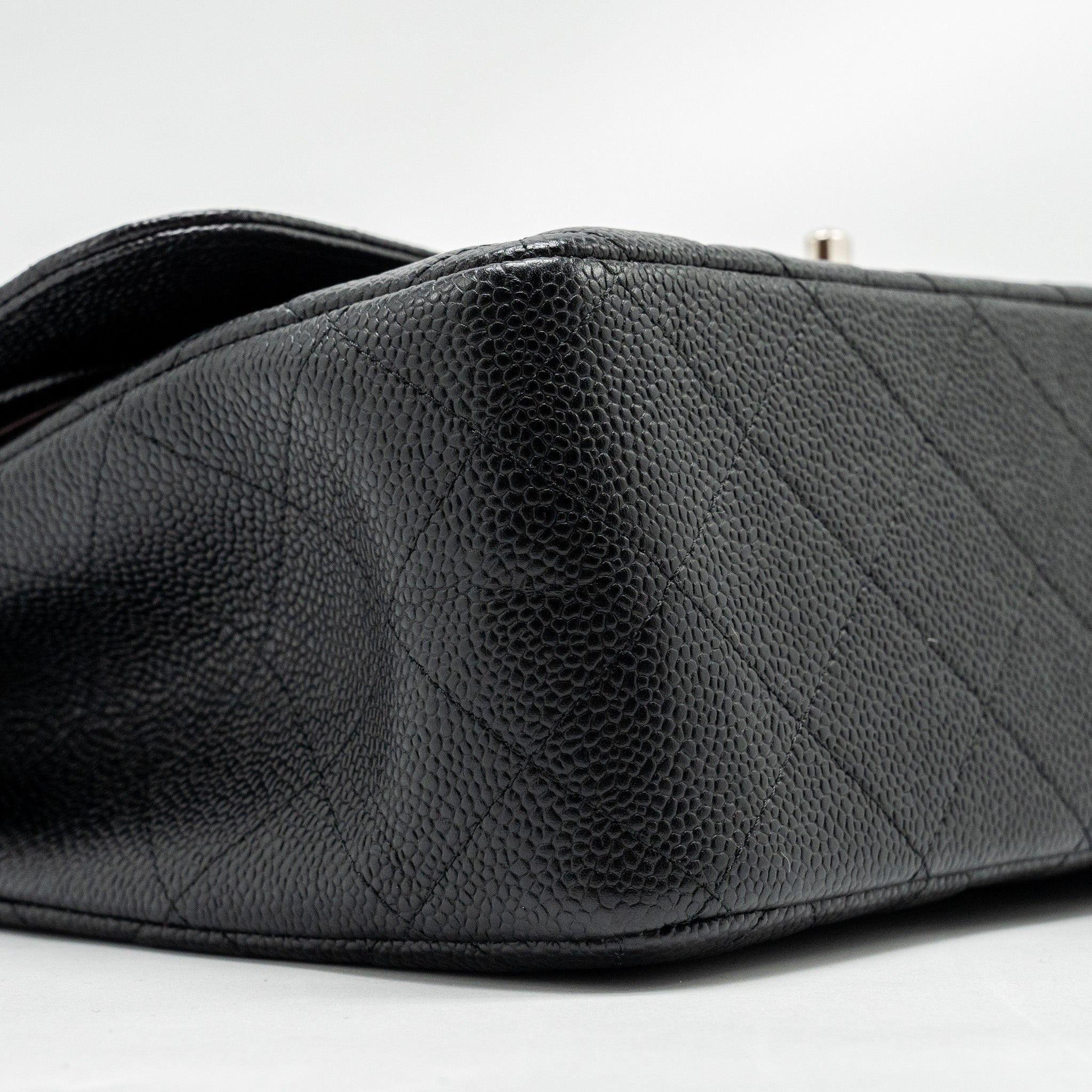 Chanel Jumbo Classic Double Flap Bag Caviar Black