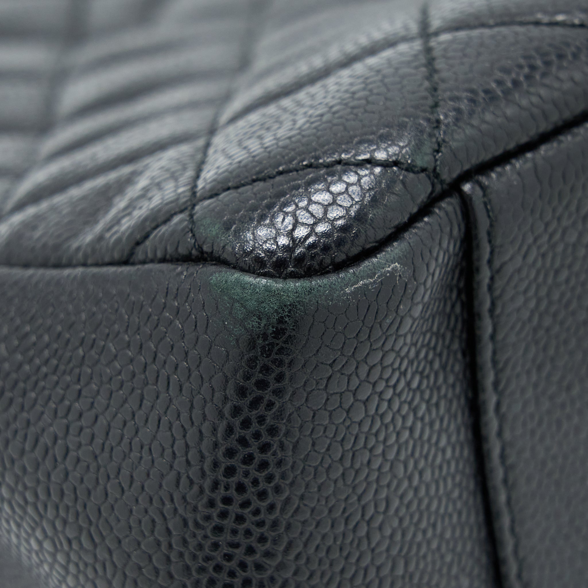 Chanel Grand Shopping Tote Bag Caviar Black