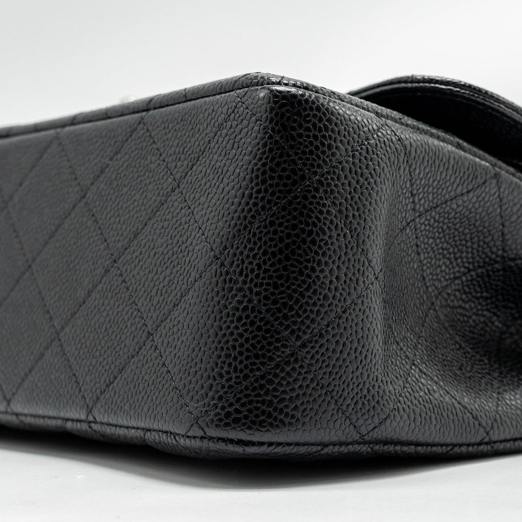 Chanel Jumbo Classic Double Flap Bag Caviar Black