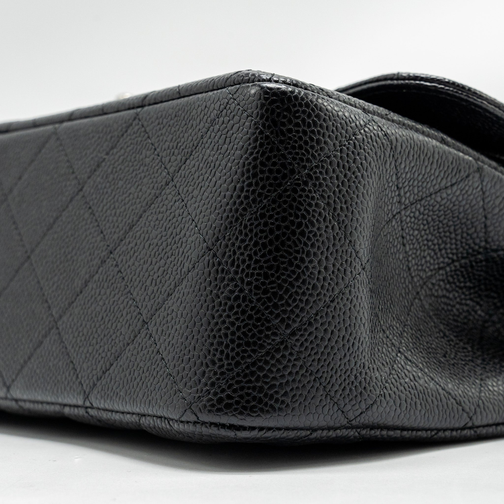 Chanel Jumbo Classic Double Flap Bag Caviar Black
